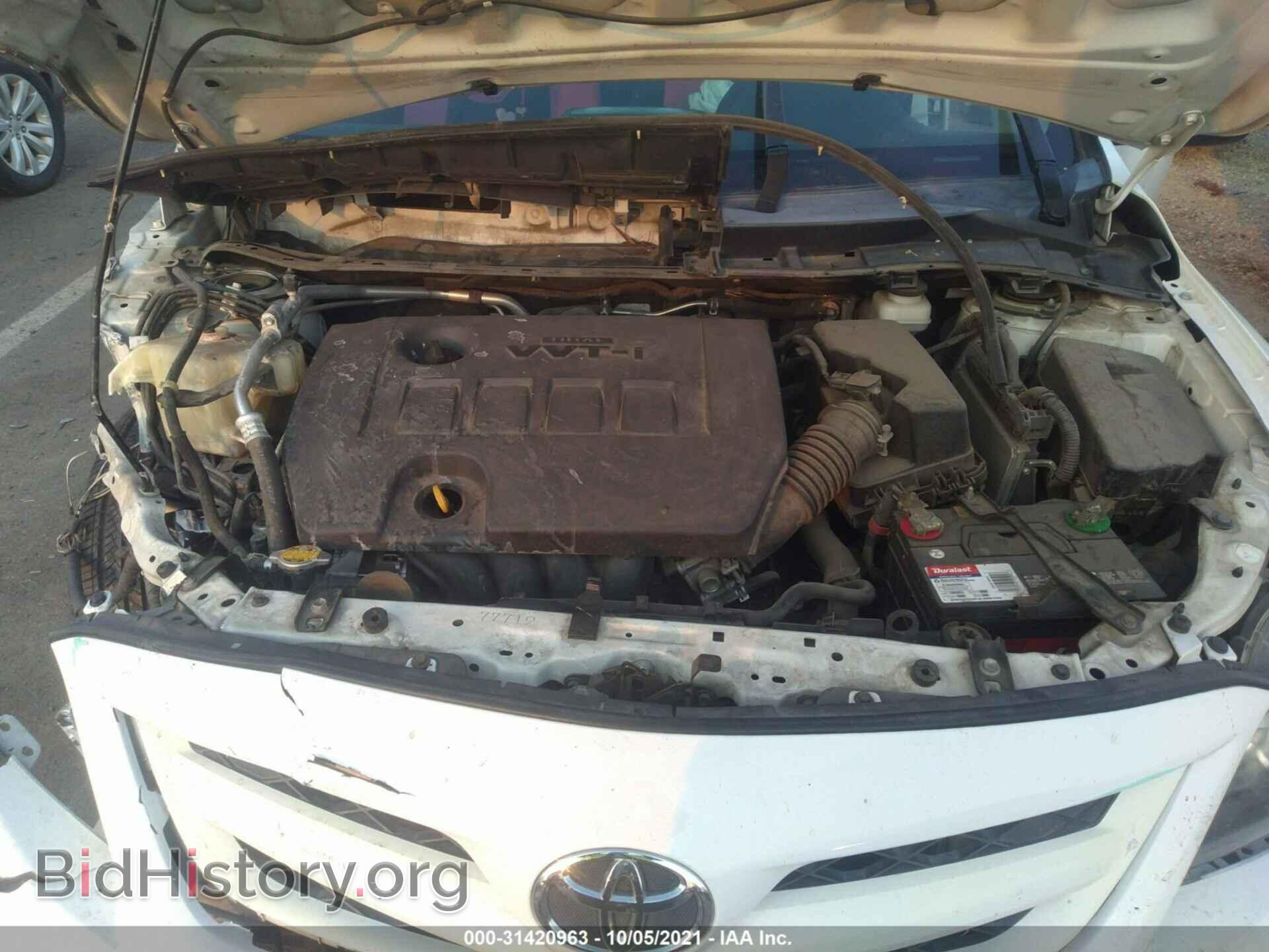 2011 TOYOTA COROLLA - VIN: 2T1BU4EE8BC641530 - Фото 10