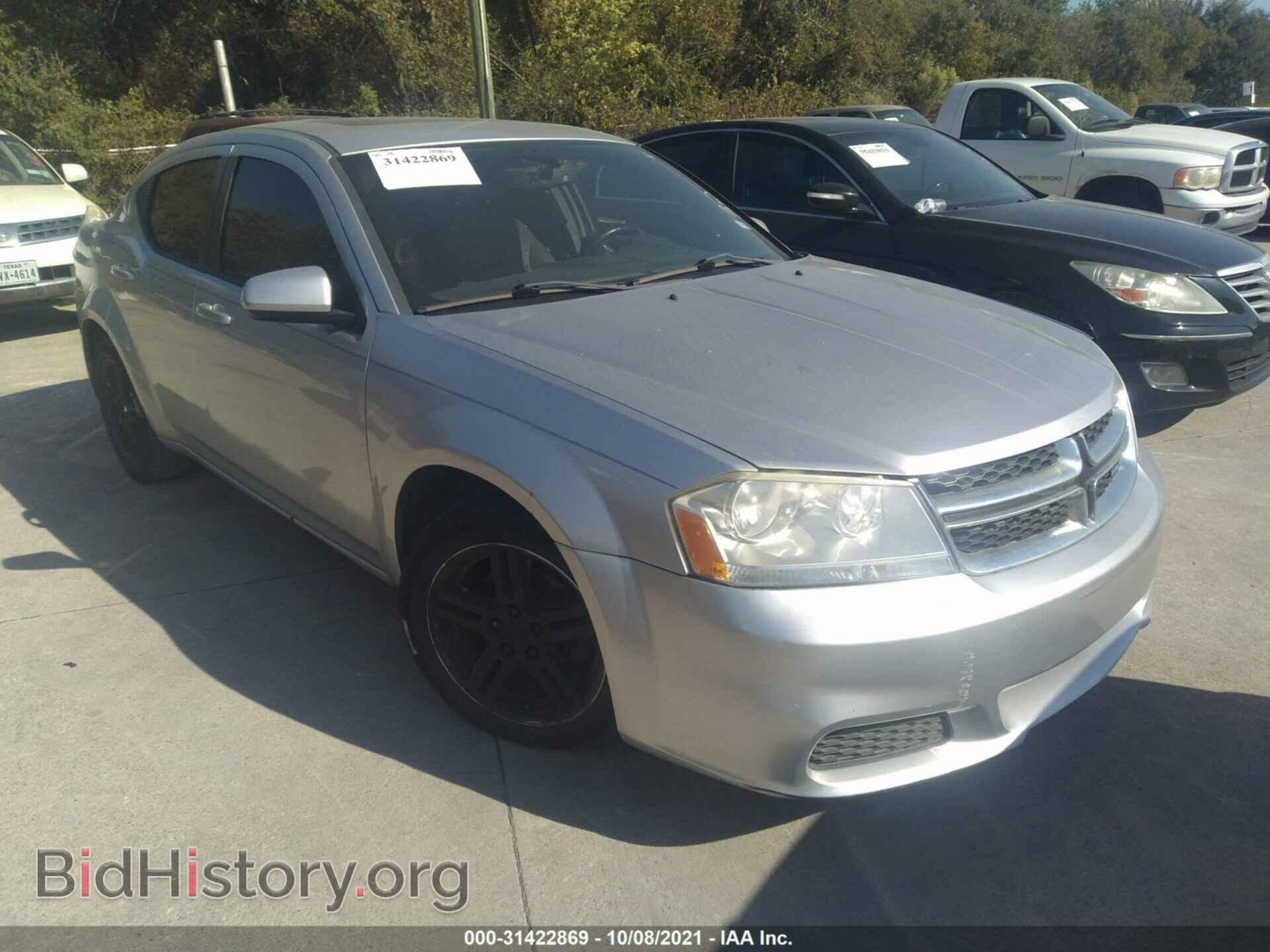 Photo 1C3CDZCB8CN312341 - DODGE AVENGER 2012