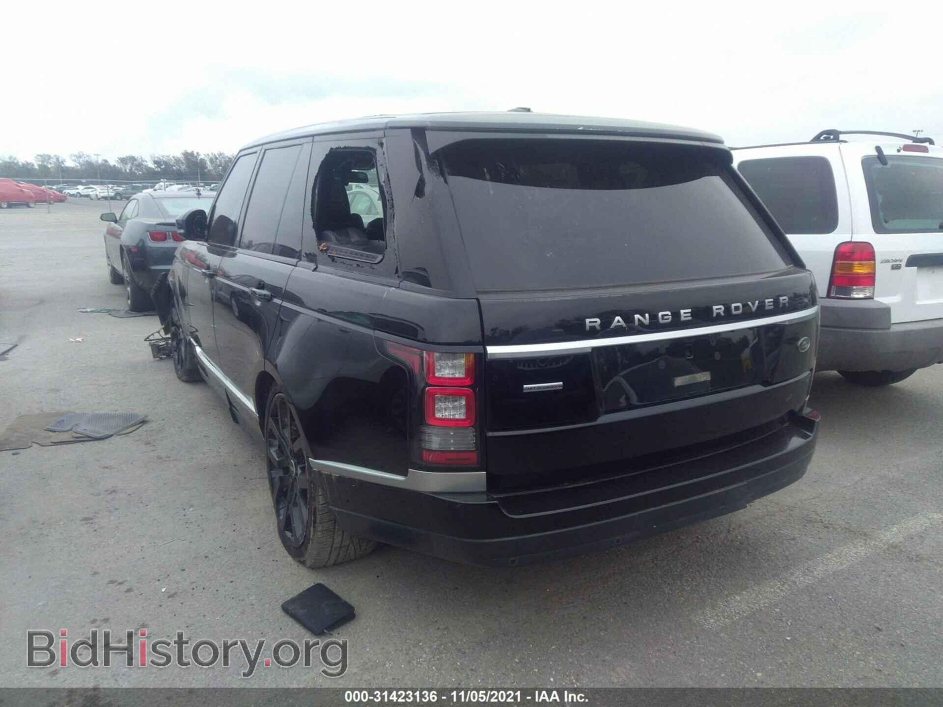2014 LAND ROVER RANGE ROVER - VIN: SALGS2EF0EA151996 - Фото 3