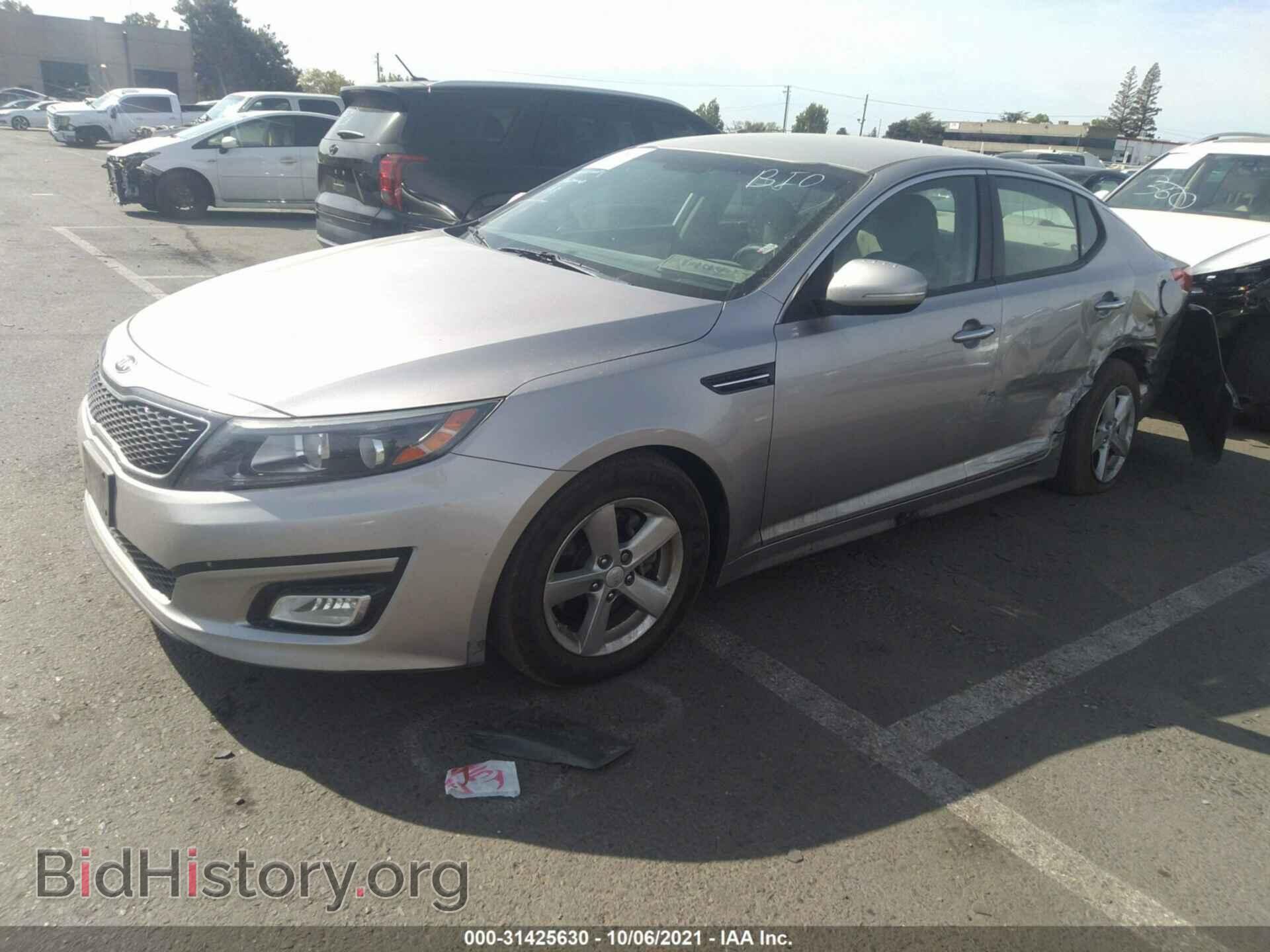 2015 KIA OPTIMA - VIN: 5XXGM4A75FG374942 - Фото 2