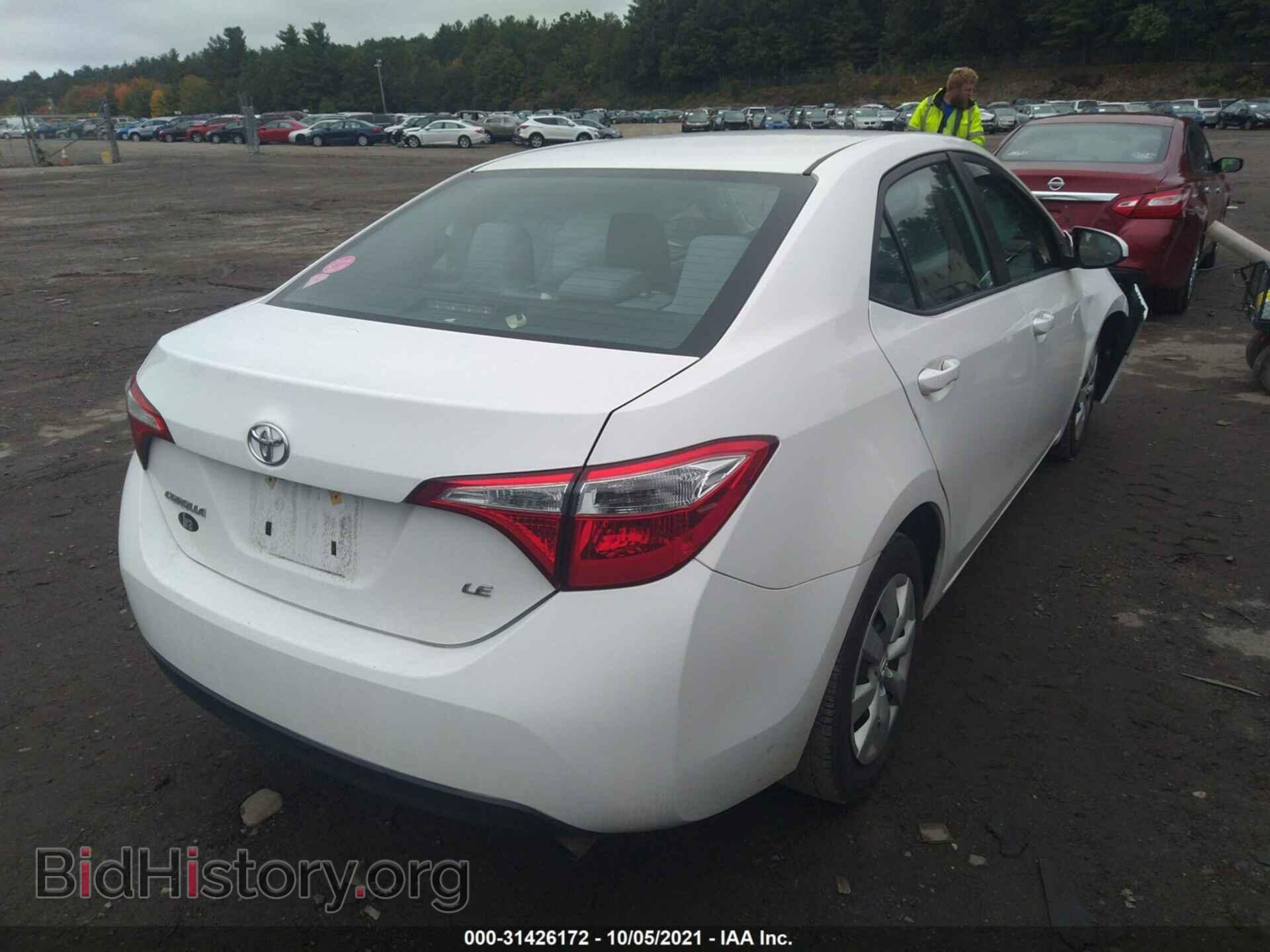 2014 TOYOTA COROLLA - VIN: 2T1BURHEXEC225685 - Фото 4