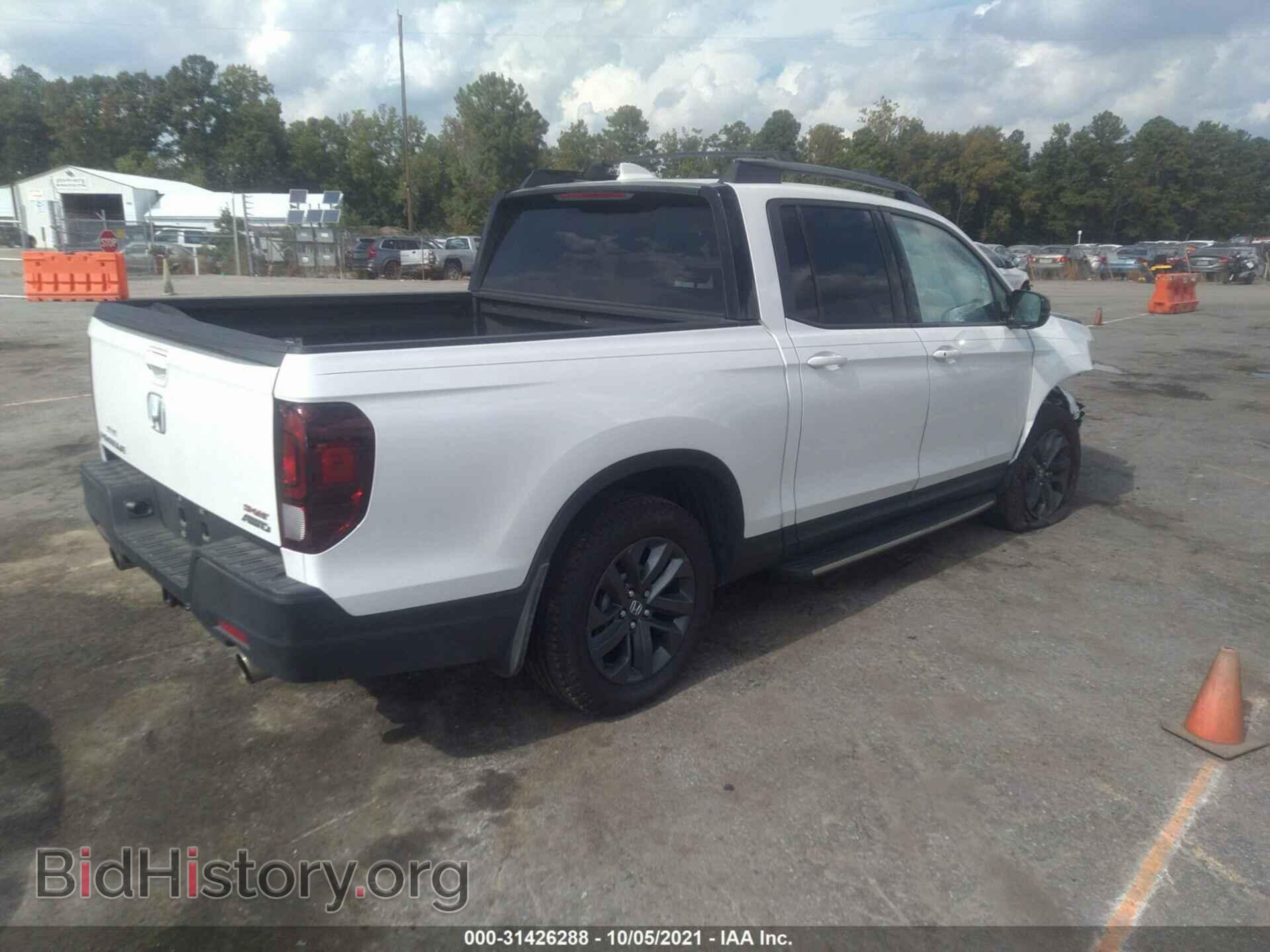 2021 HONDA RIDGELINE - VIN: 5FPYK3F12MB009392 - Фото 4