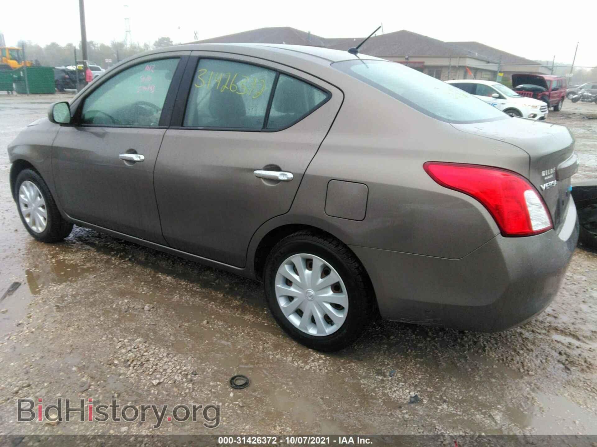 2012 NISSAN VERSA - VIN: 3N1CN7AP0CL905657 - Фото 3
