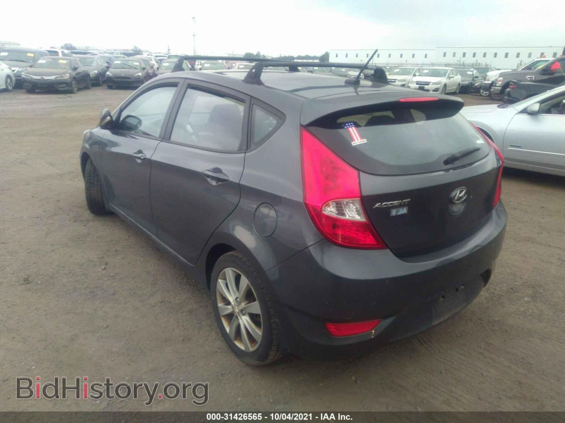 2013 HYUNDAI ACCENT - VIN: KMHCU5AE0DU077583 - Фото 3