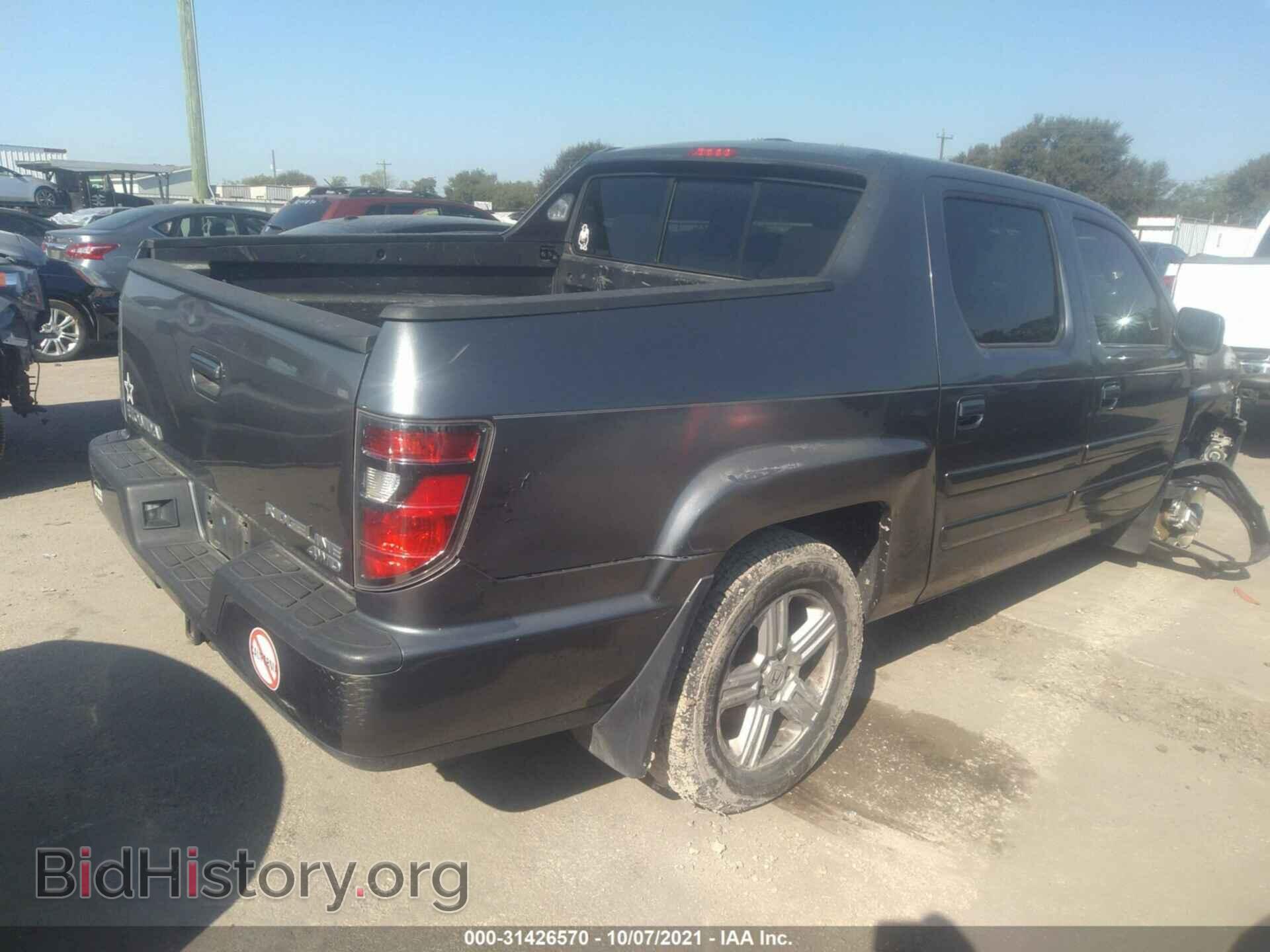 2012 HONDA RIDGELINE - VIN: 5FPYK1F59CB453052 - Photo 4