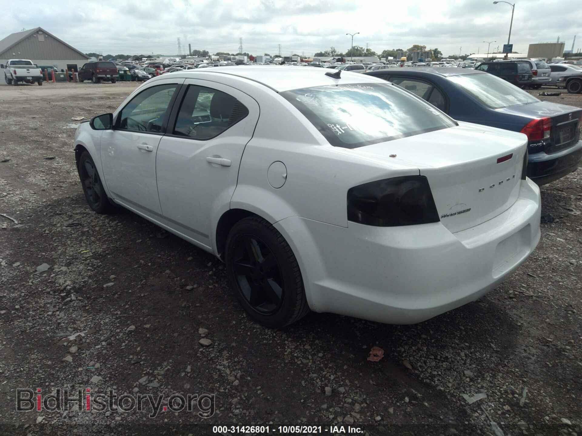 2013 DODGE AVENGER - VIN: 1C3CDZAG4DN750564 - Фото 3