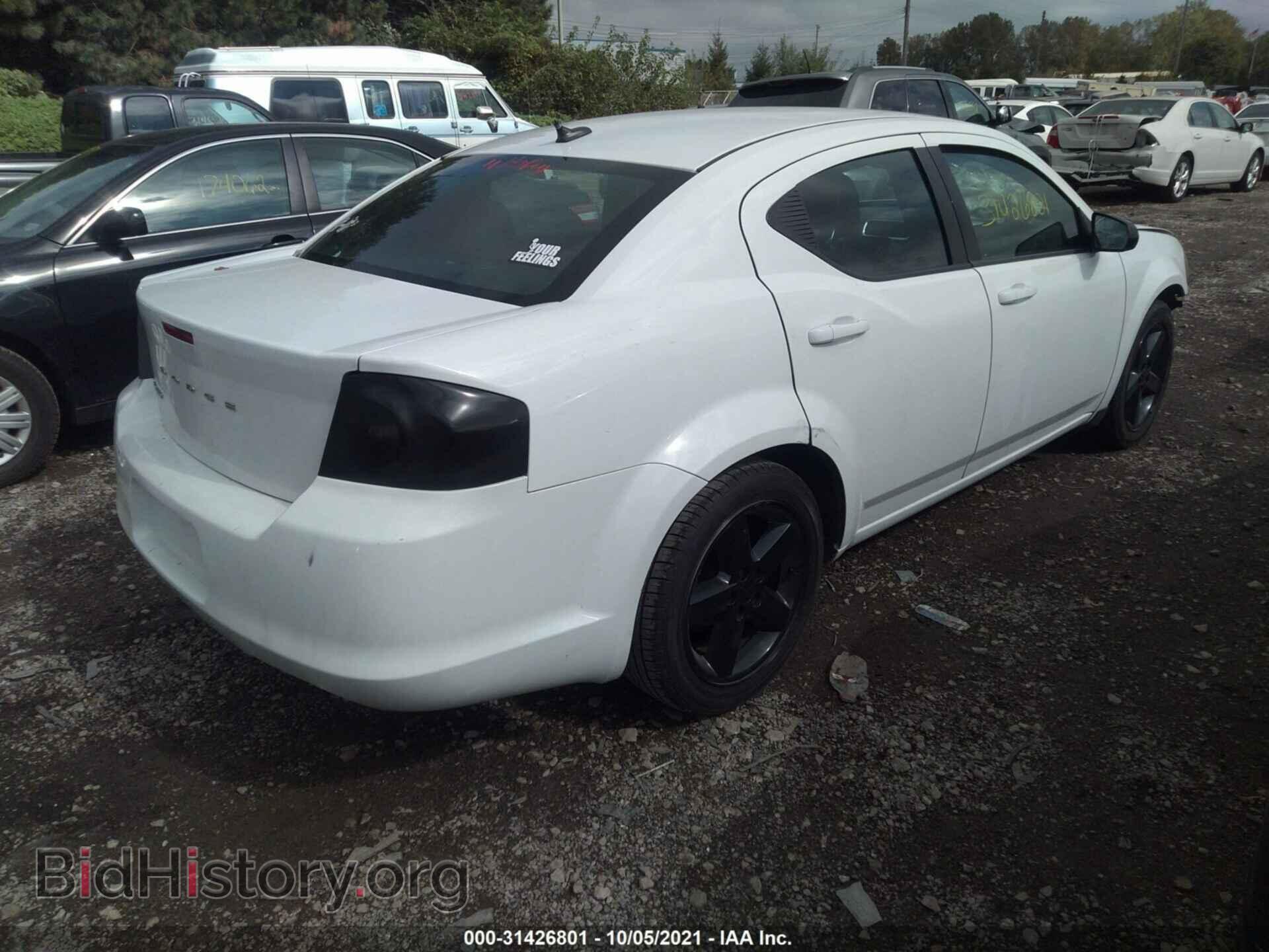 2013 DODGE AVENGER - VIN: 1C3CDZAG4DN750564 - Фото 4
