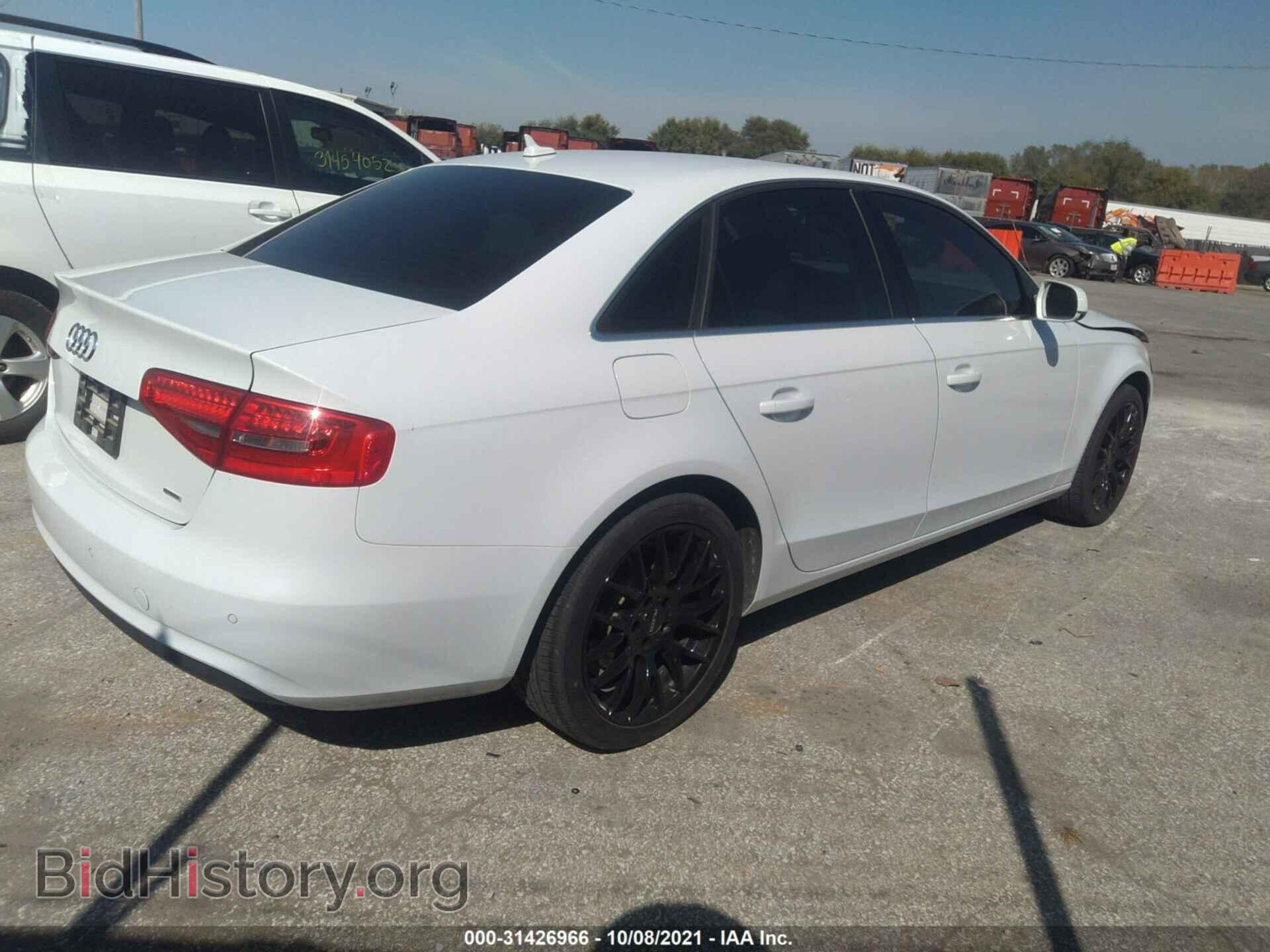 2013 AUDI A4 - VIN: WAUFFAFL4DA128707 - Photo 4