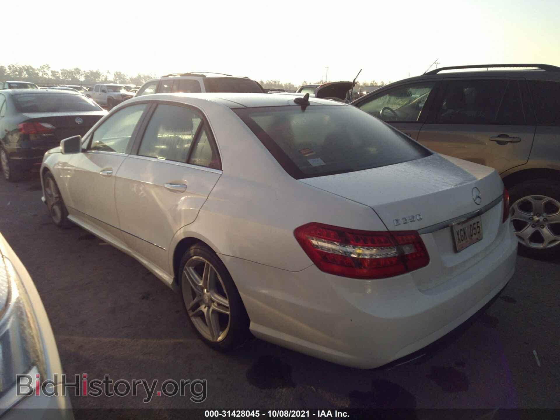2013 MERCEDES-BENZ E-CLASS - VIN: WDDHF5KBXDA768295 - Фото 3