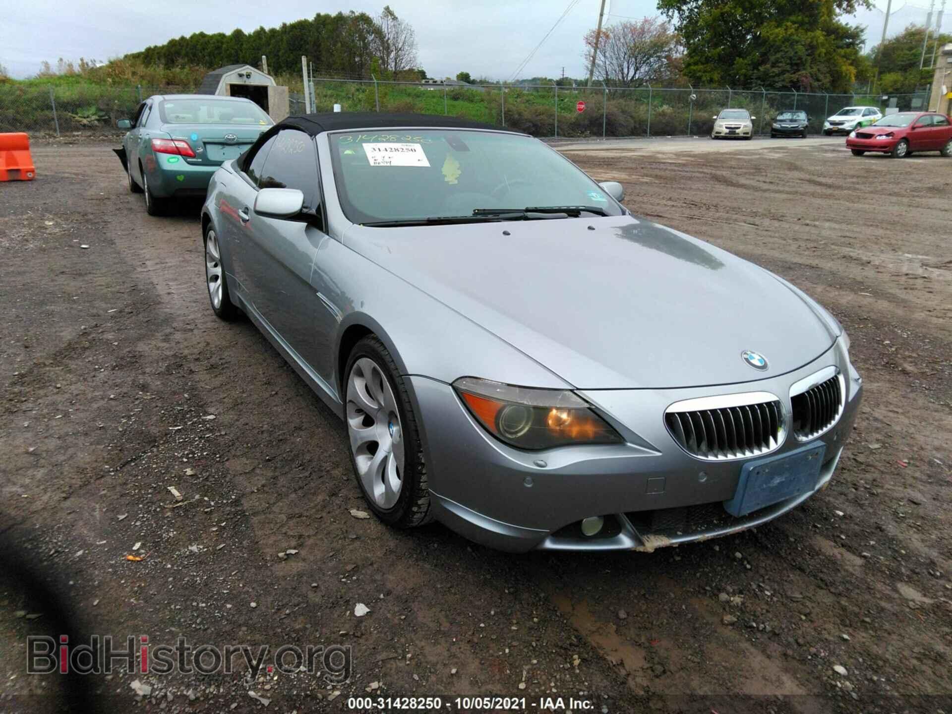 Photo WBAEK13486CN79151 - BMW 6 SERIES 2006