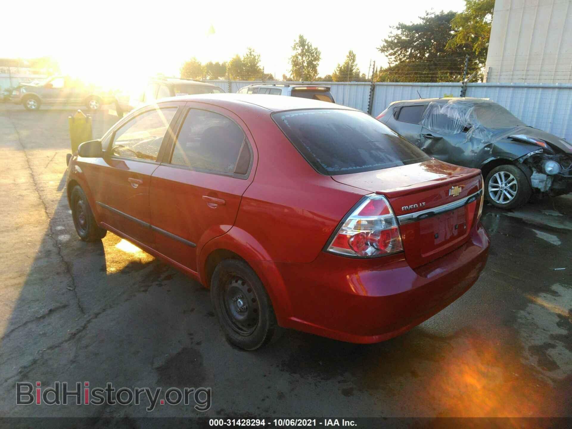 2011 CHEVROLET AVEO - VIN: KL1TD5DE6BB262995 - Фото 3
