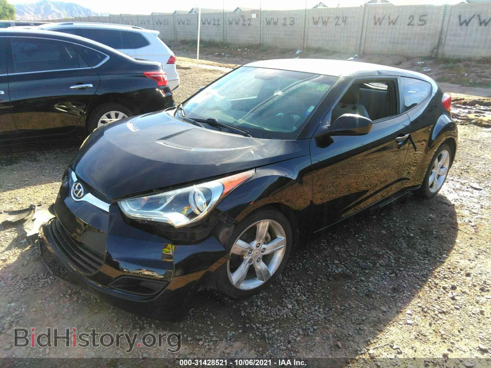 2012 HYUNDAI VELOSTER - VIN: KMHTC6AD2CU074909 - Фото 2