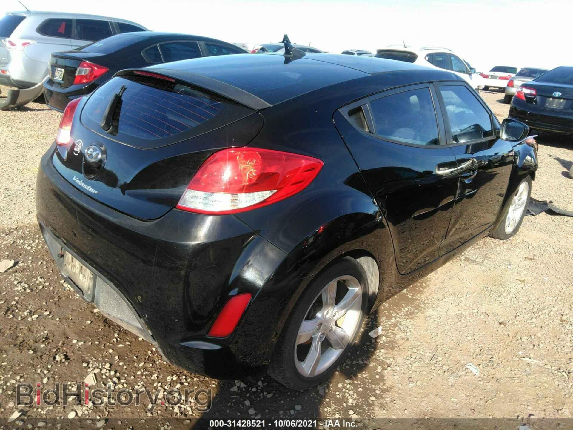 2012 HYUNDAI VELOSTER - VIN: KMHTC6AD2CU074909 - Фото 4
