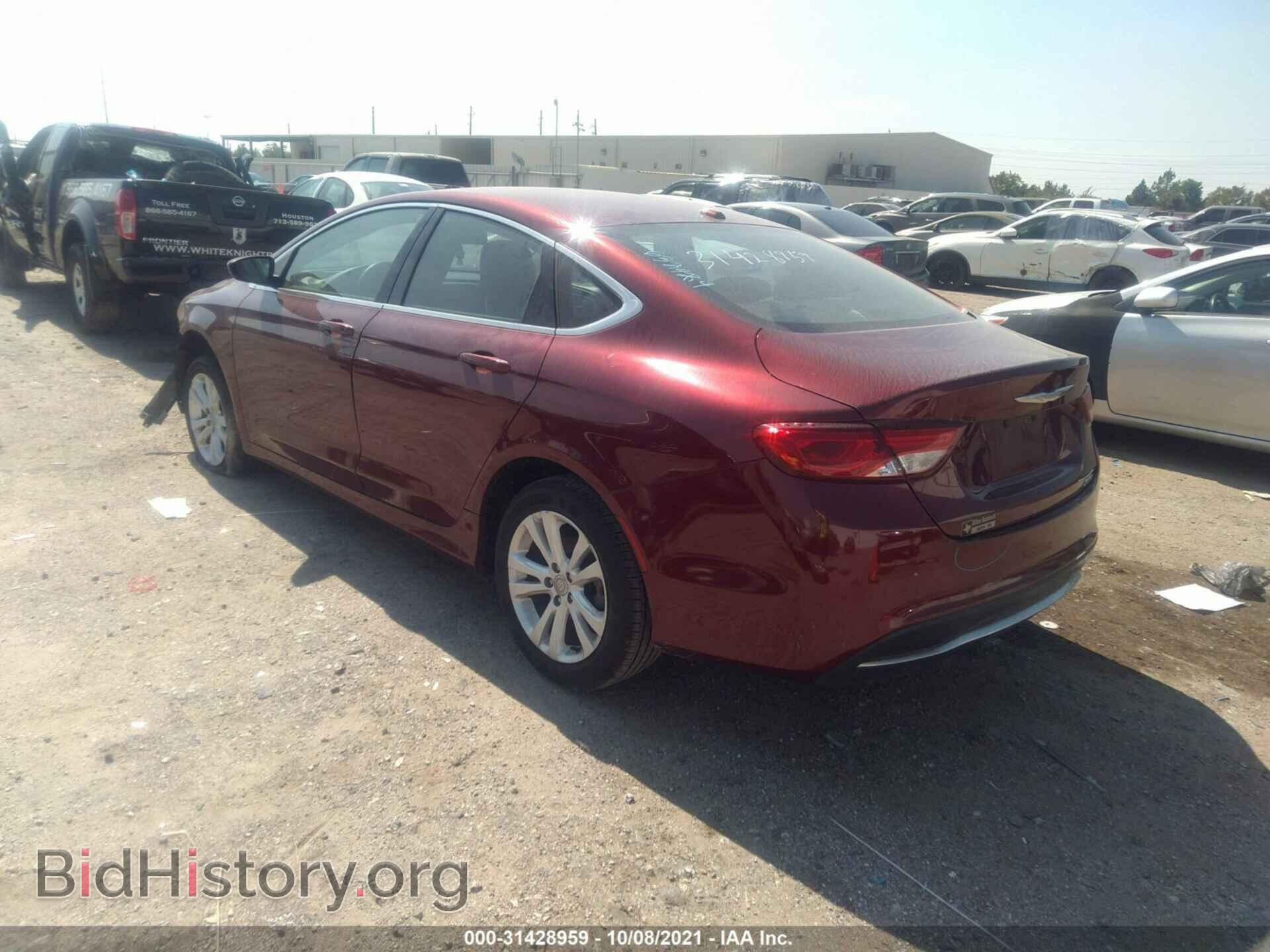 2016 CHRYSLER 200 - VIN: 1C3CCCAB1GN106867 - Фото 3