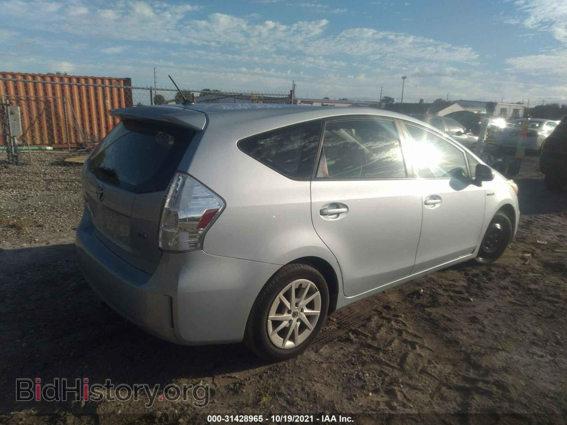 2012 TOYOTA PRIUS V - VIN: JTDZN3EU4C3153232 - Фото 4