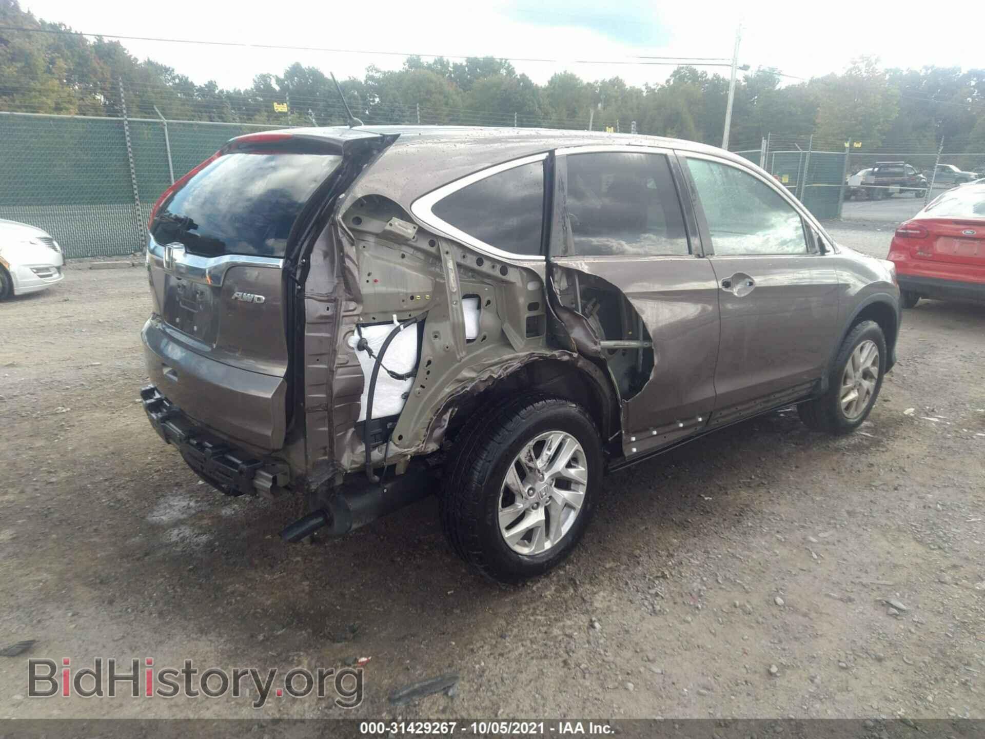 2016 HONDA CR-V - VIN: 2HKRM4H55GH622741 - Фото 4