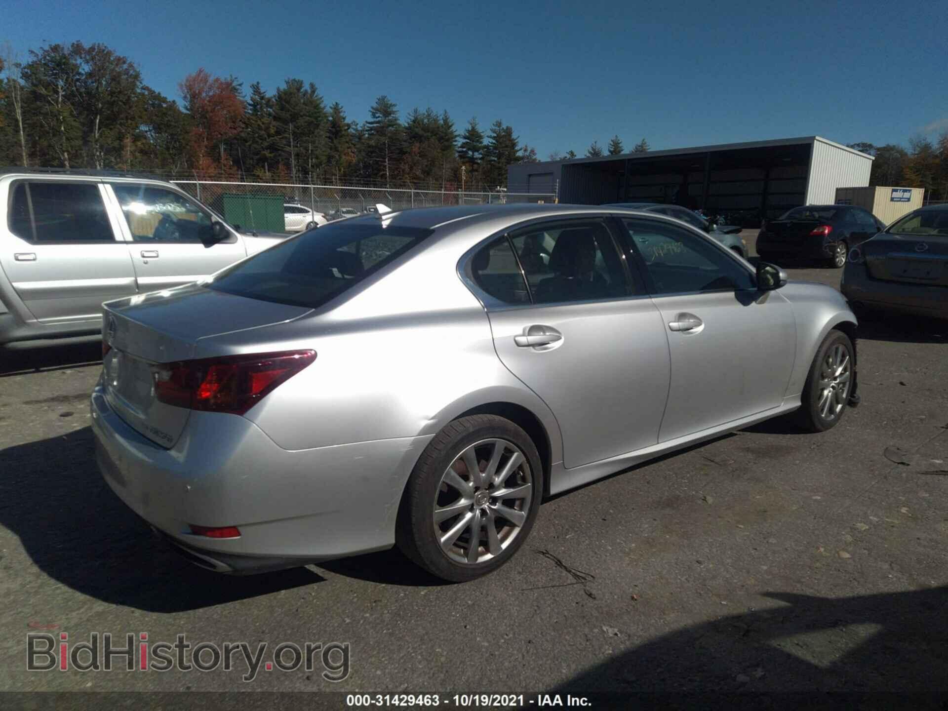 2013 LEXUS GS 350 - VIN: JTHCE1BL3D5017619 - Фото 4