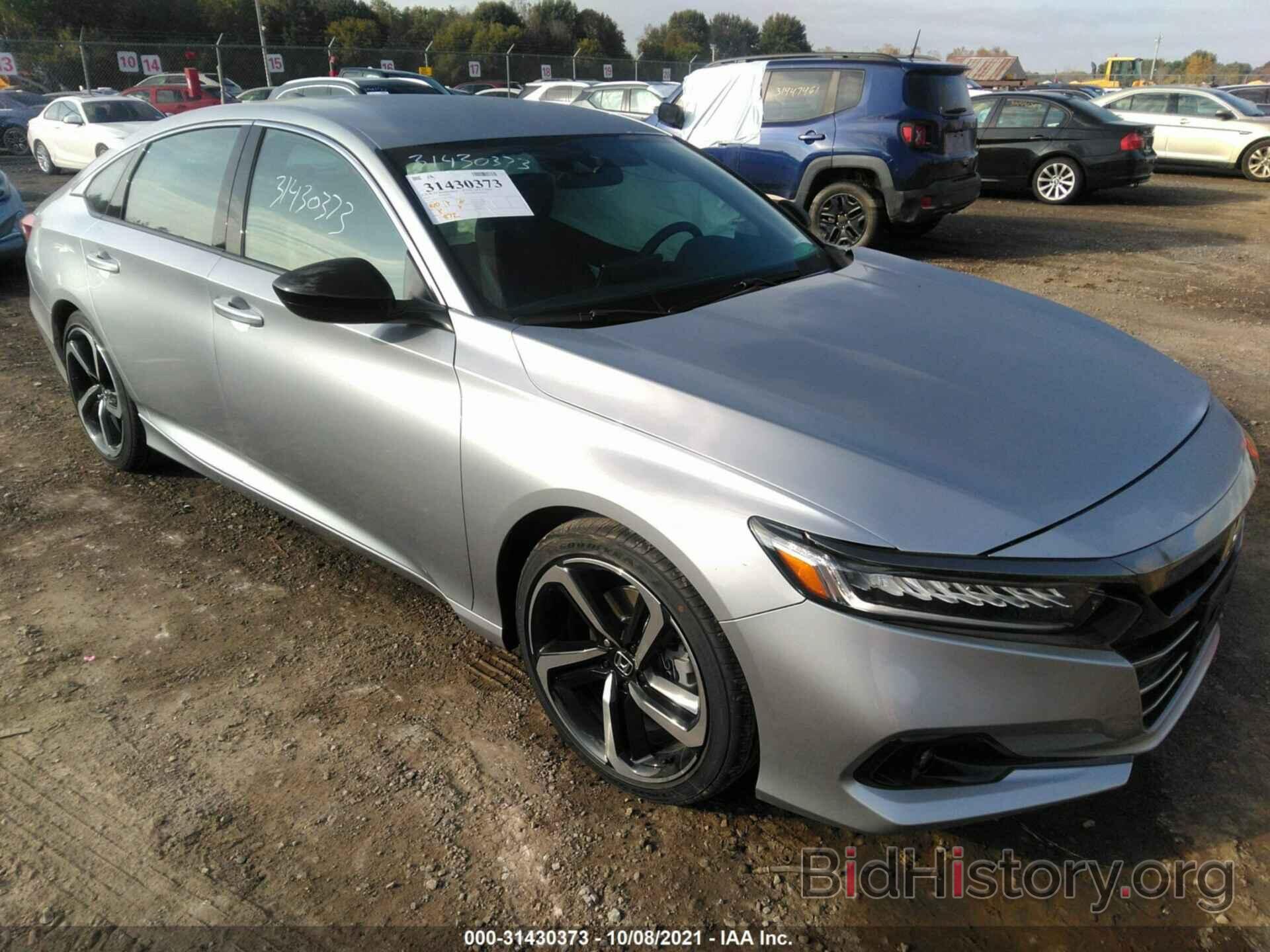 Photo 1HGCV1F37MA104427 - HONDA ACCORD SEDAN 2021