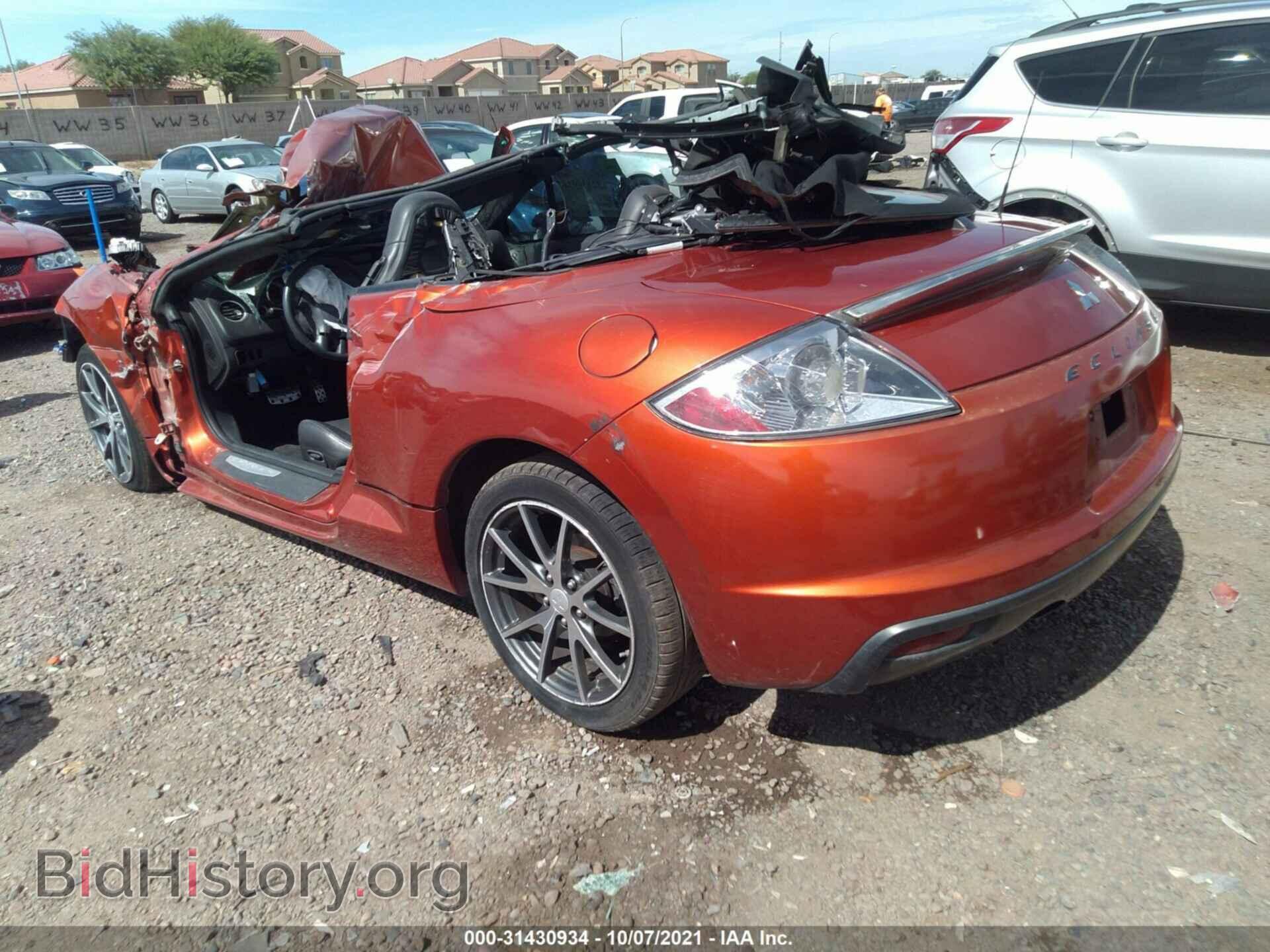 2011 MITSUBISHI ECLIPSE - VIN: 4A37L5EF9BE001411 - Фото 3