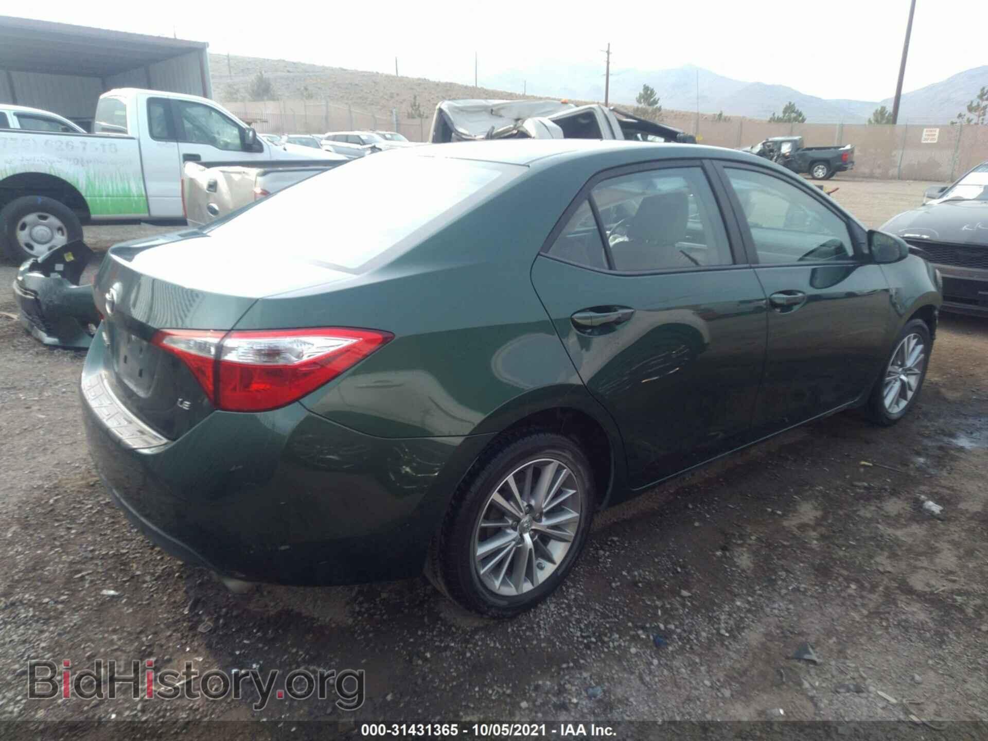 2014 TOYOTA COROLLA - VIN: 5YFBURHE1EP039467 - Фото 4