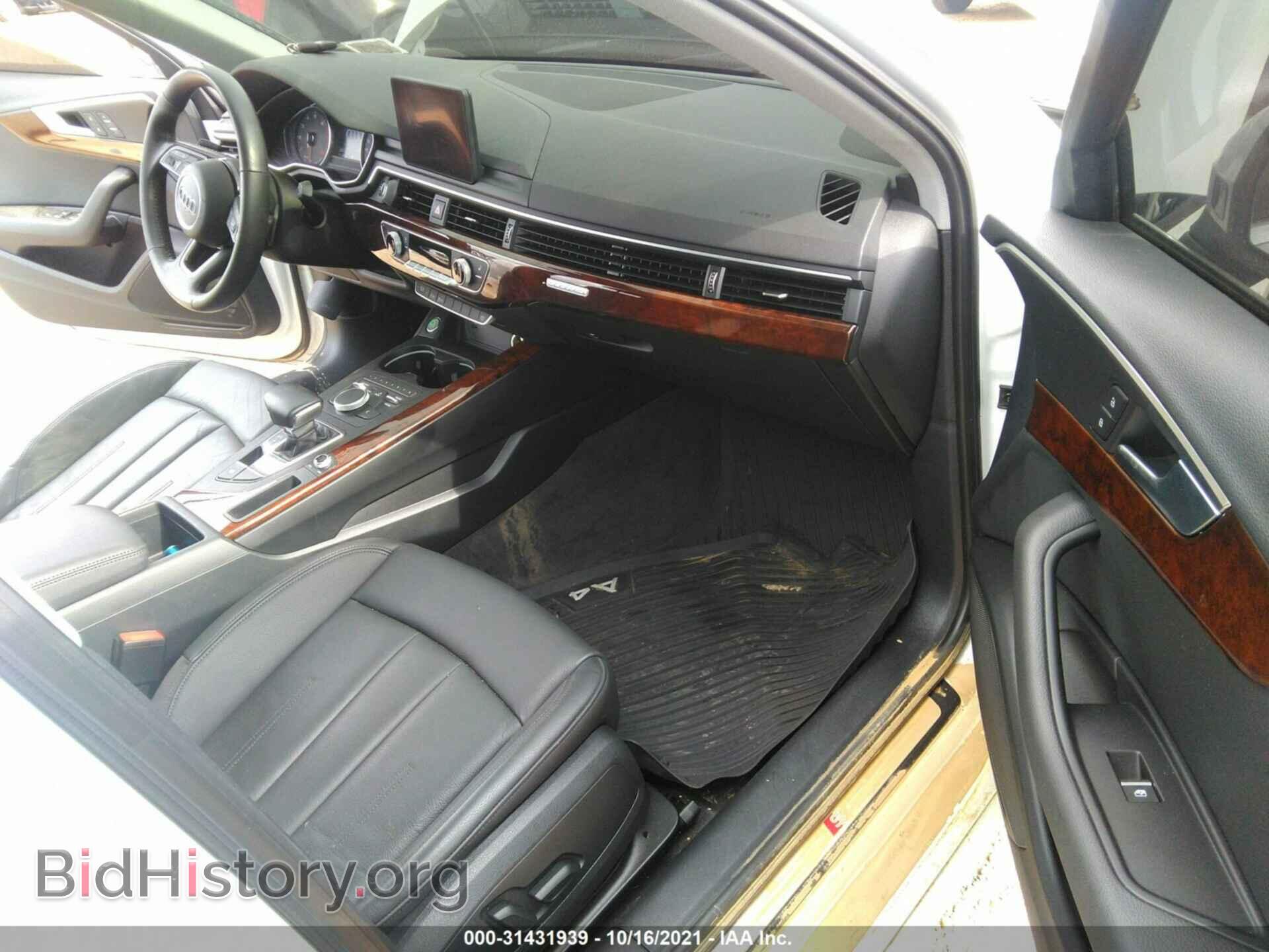 2019 AUDI A4 - VIN: WAUDNAF42KA037712 - Фото 5