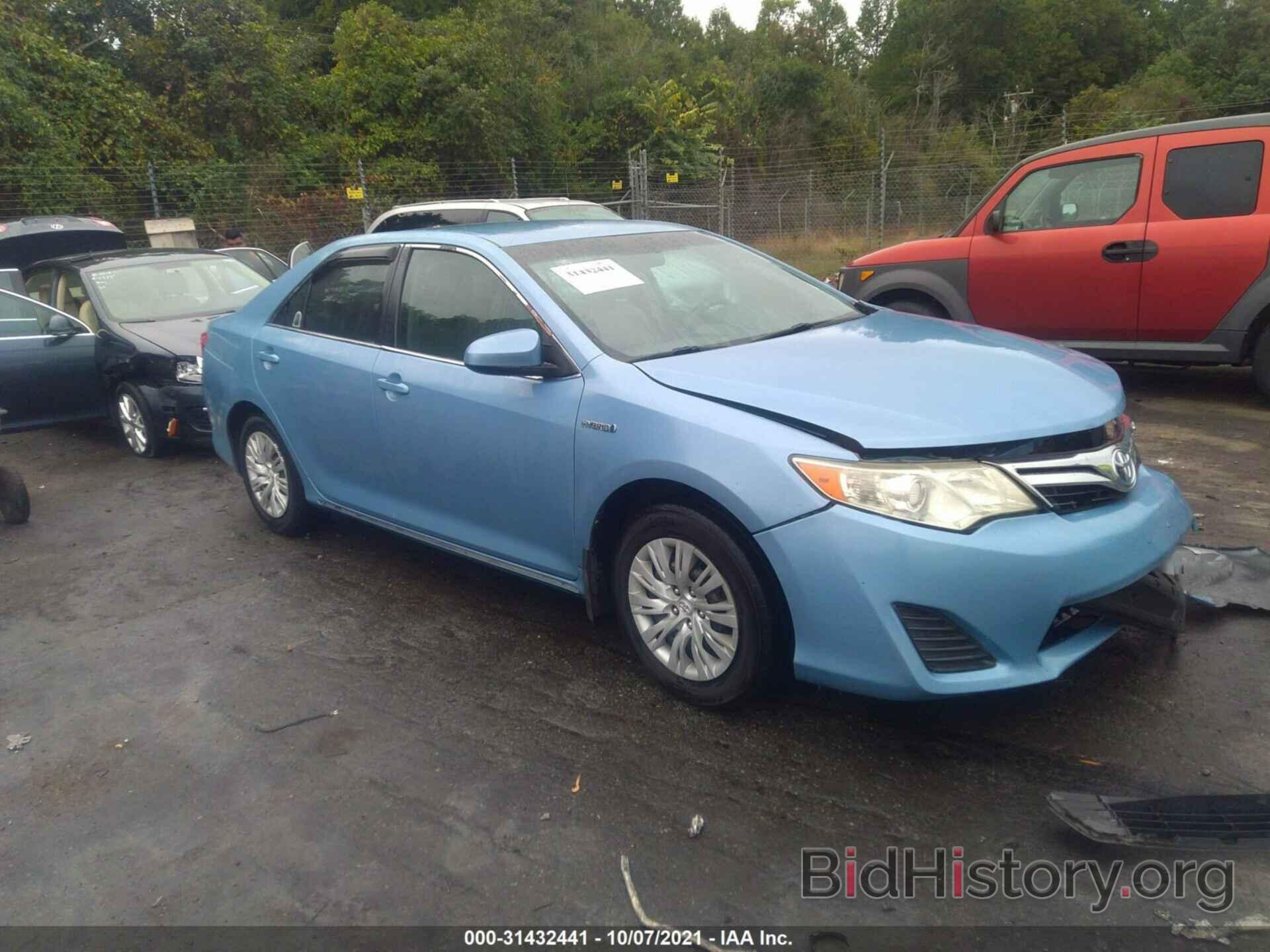 Photo 4T1BD1FK1CU028362 - TOYOTA CAMRY HYBRID 2012