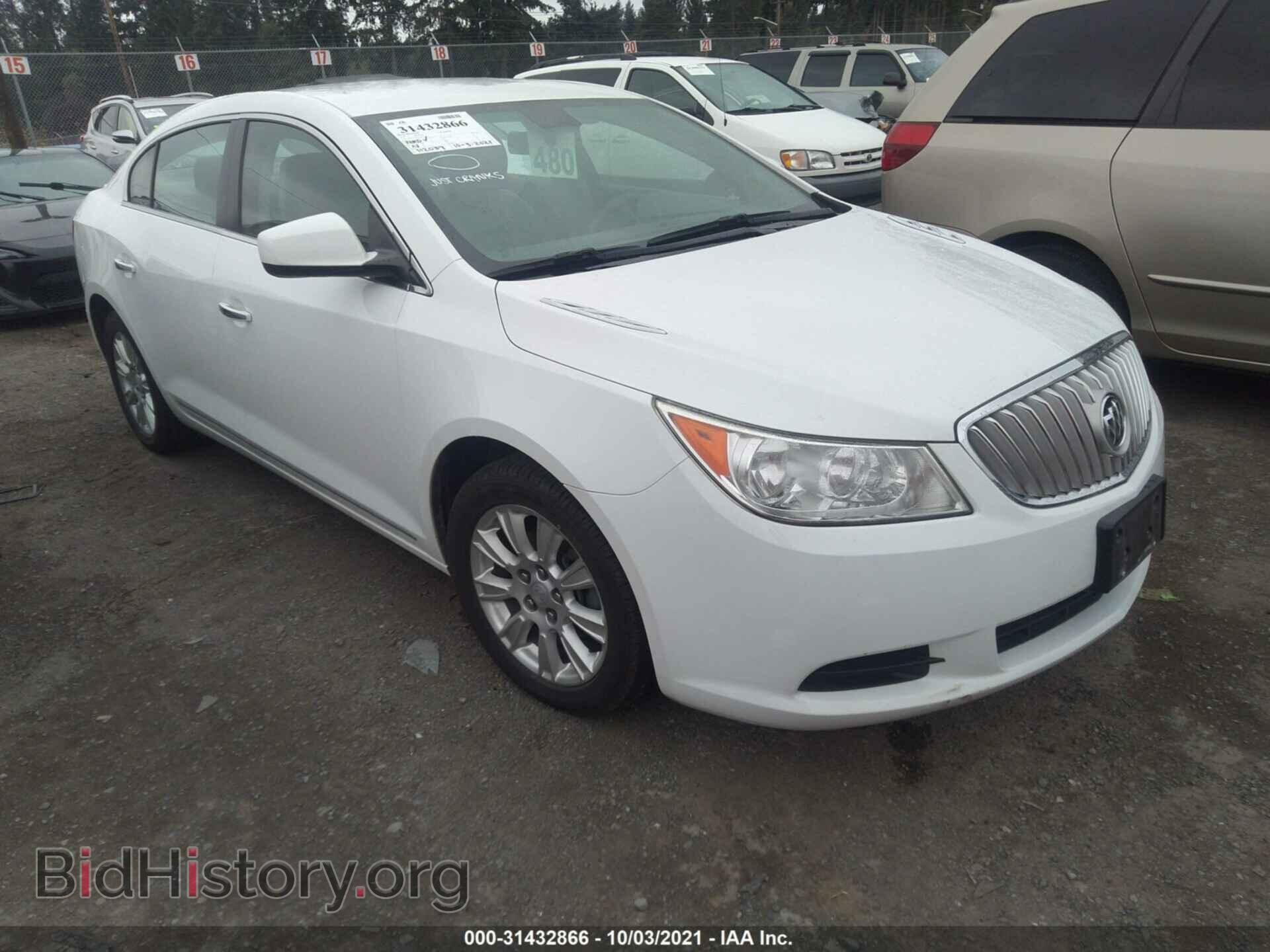 Фотография 1G4GA5ER7CF201634 - BUICK LACROSSE 2012