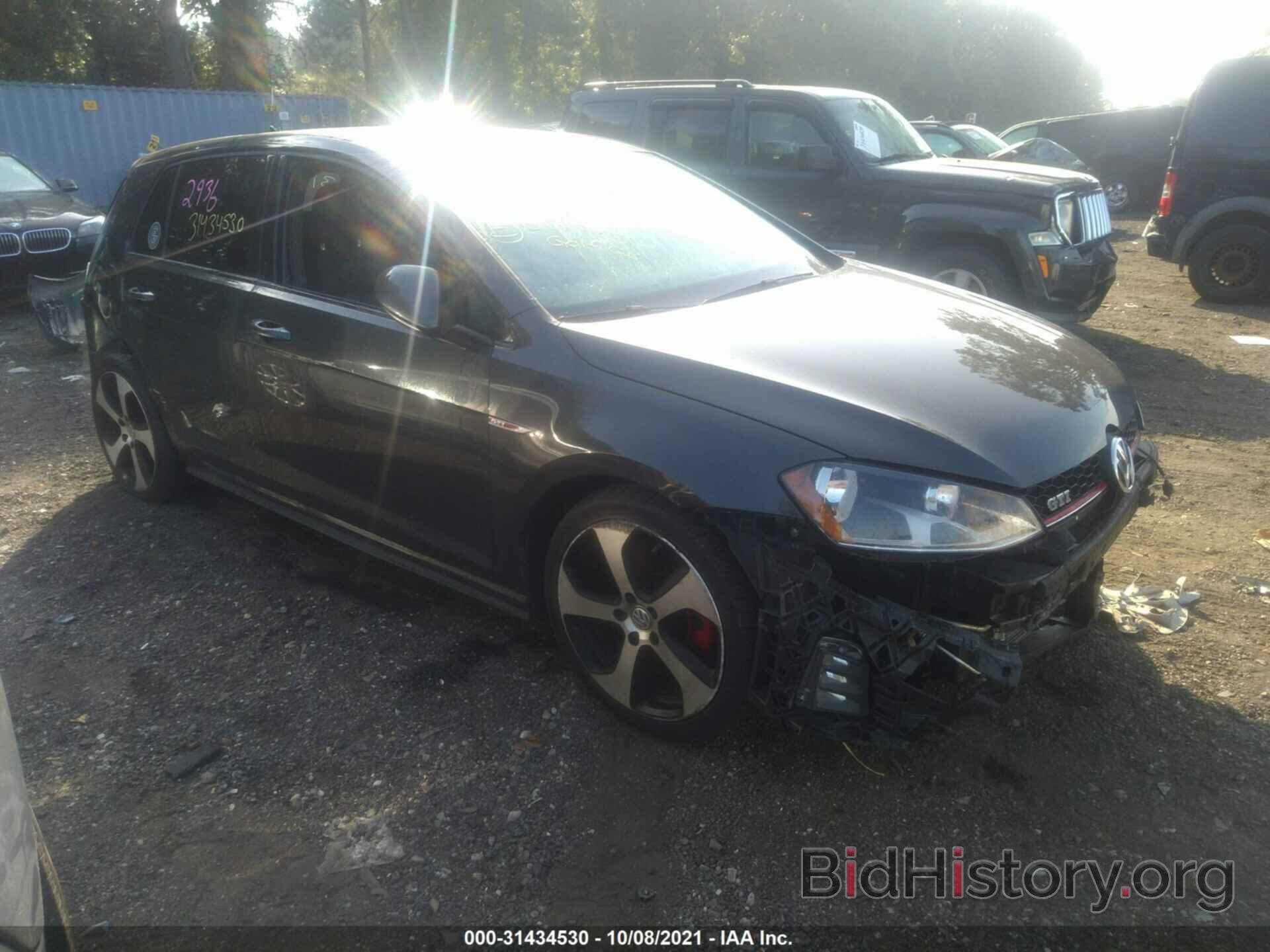 Photo 3VW4T7AU0FM024420 - VOLKSWAGEN GOLF GTI 2015