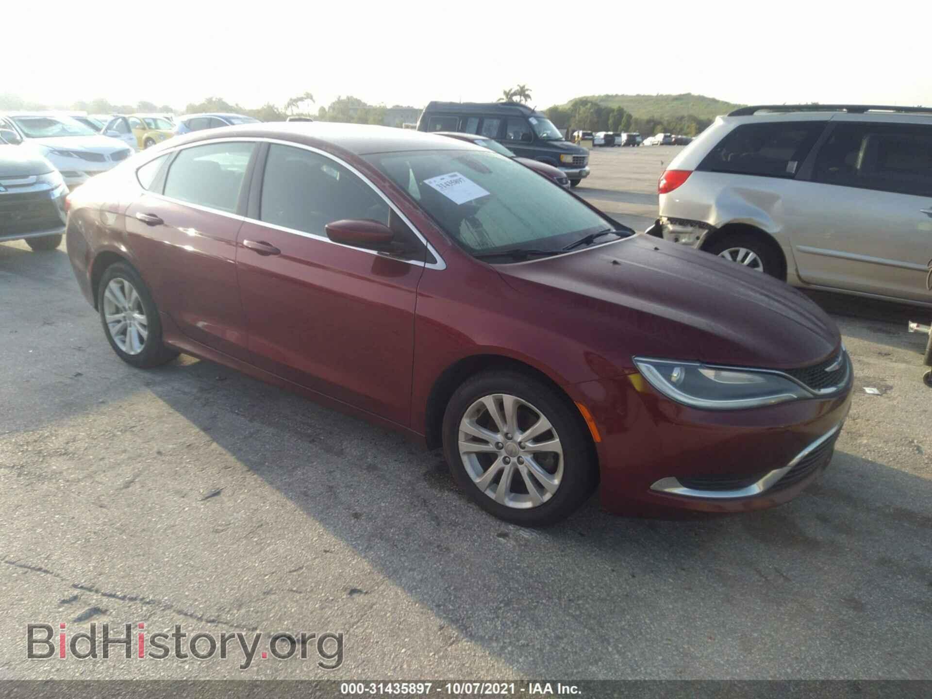 Фотография 1C3CCCAB1FN628882 - CHRYSLER 200 2015