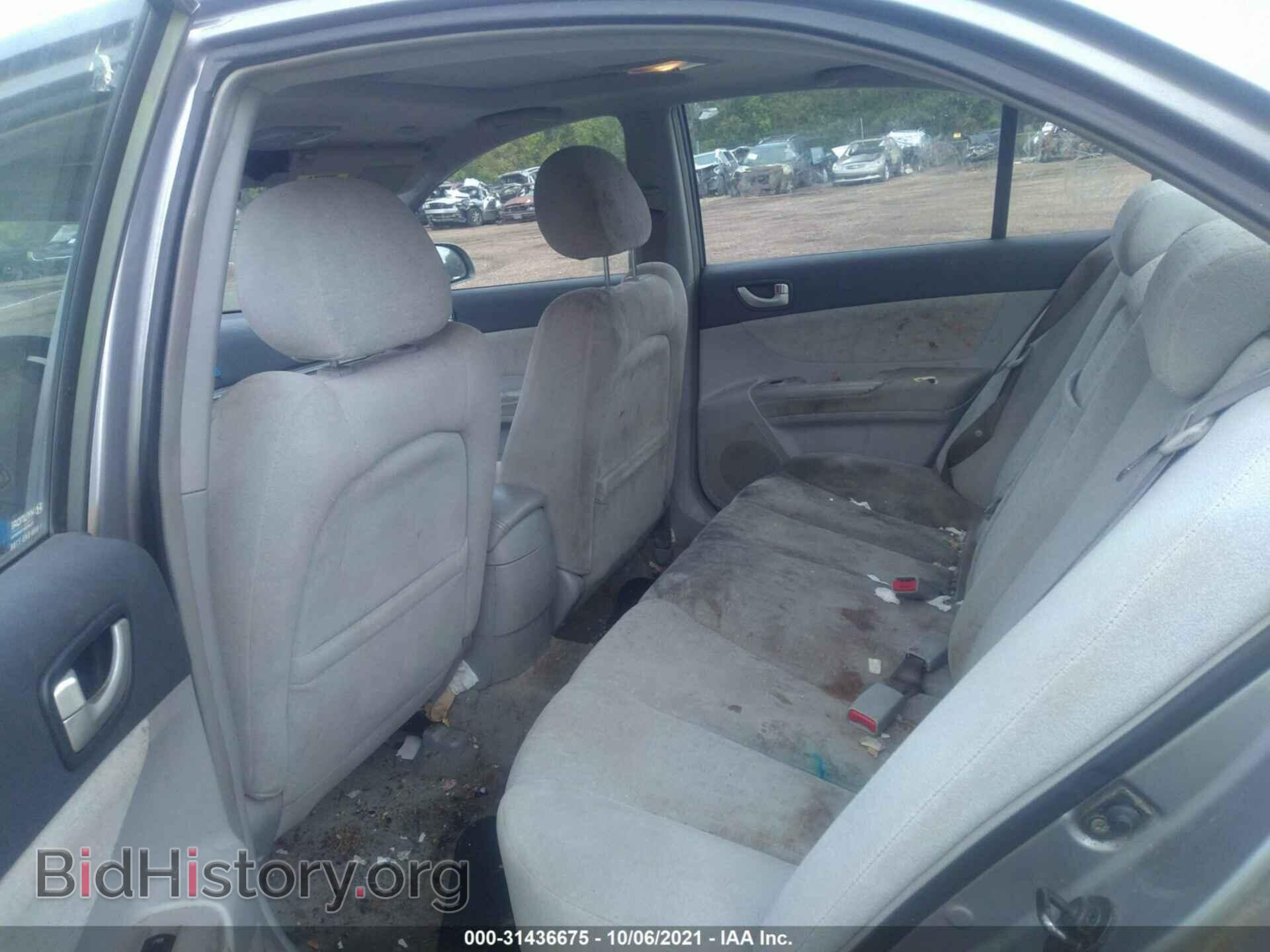 2007 HYUNDAI SONATA - VIN: 5NPET46C17H257347 - Photo 8