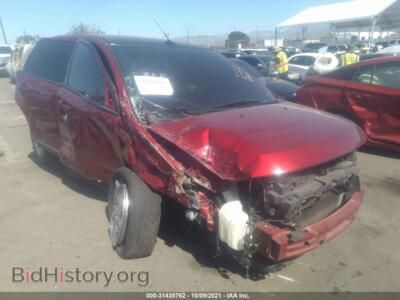 2014 Ford EDGE SEL, red — VIN 2FMDK3JC8EBA46358, IAAI