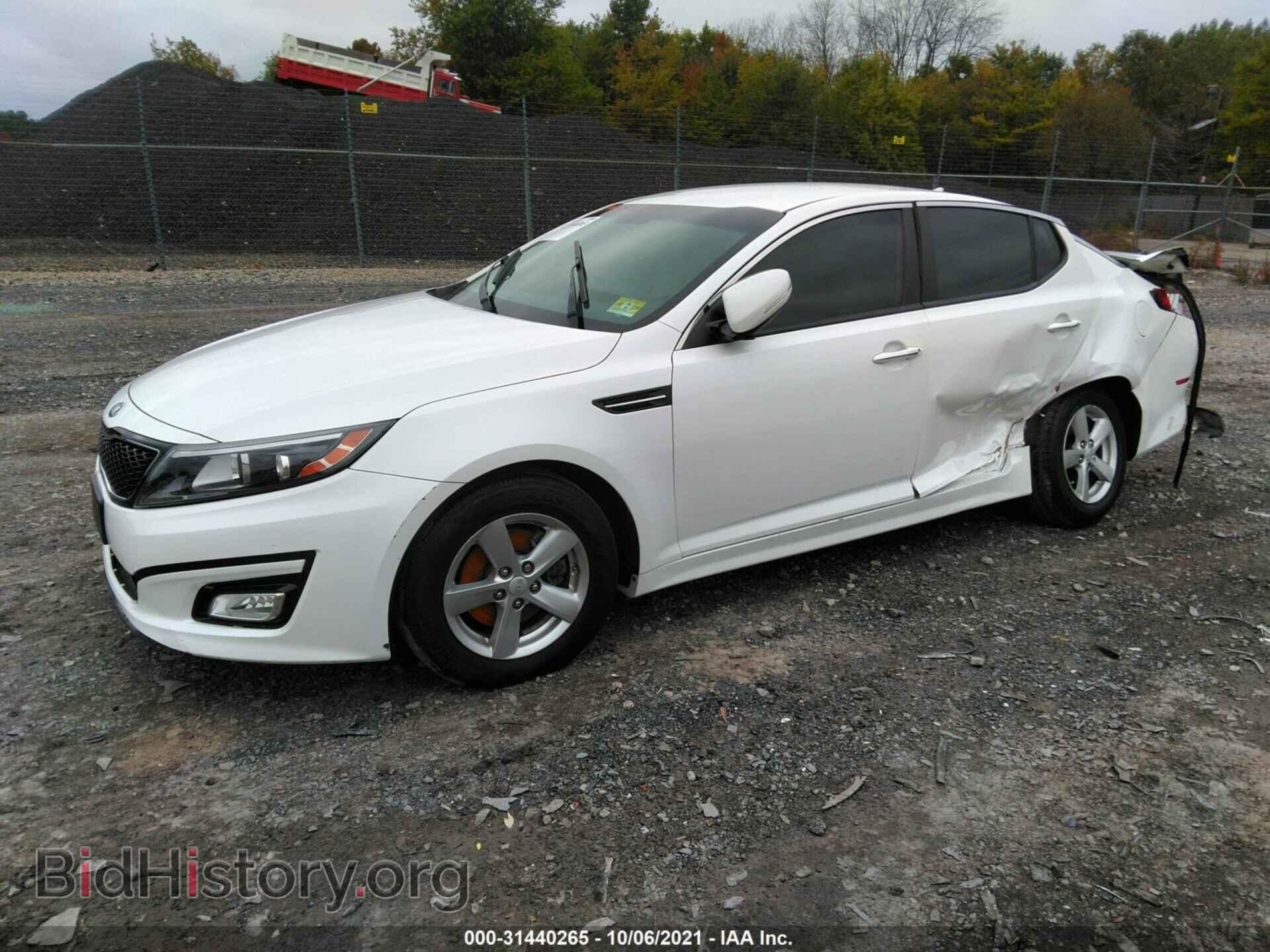 2015 KIA OPTIMA - VIN: KNAGM4A75F5640848 - Фото 2