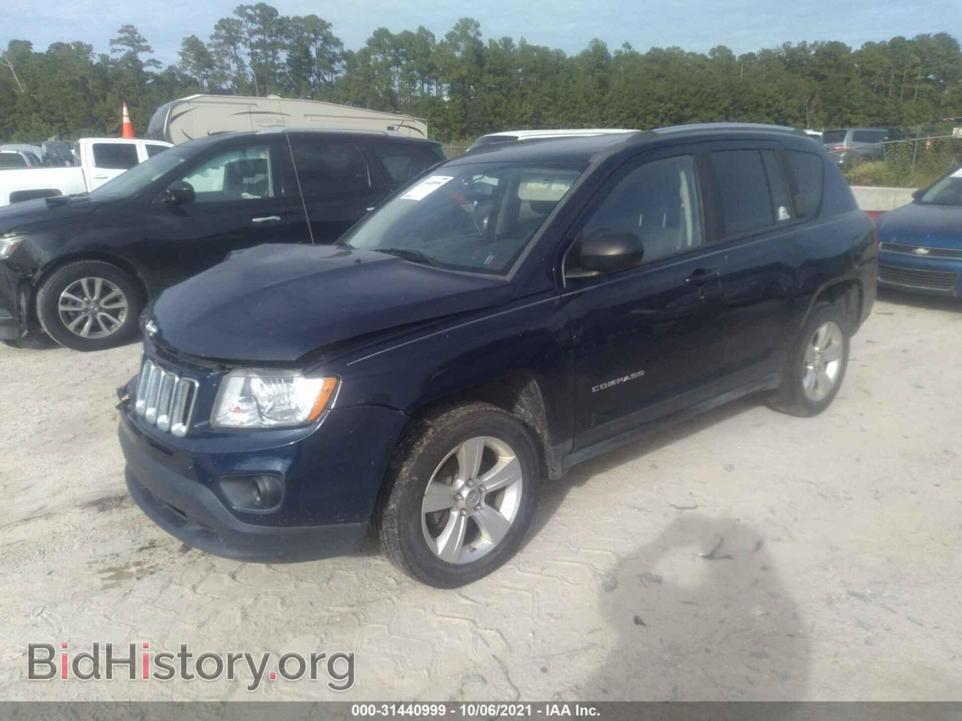 2012 JEEP COMPASS - VIN: 1C4NJDEB6CD704947 - Фото 2
