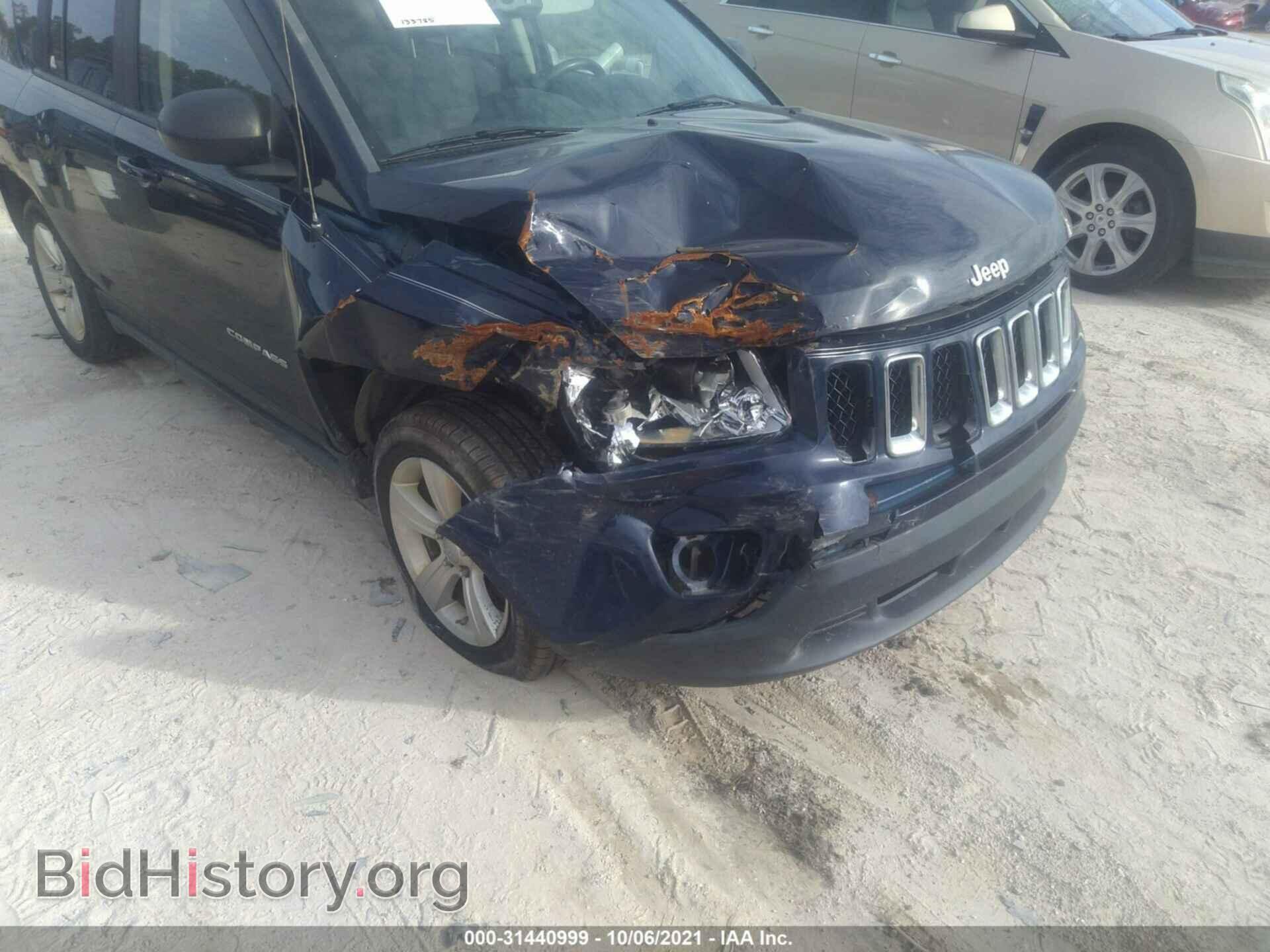 2012 JEEP COMPASS - VIN: 1C4NJDEB6CD704947 - Фото 6