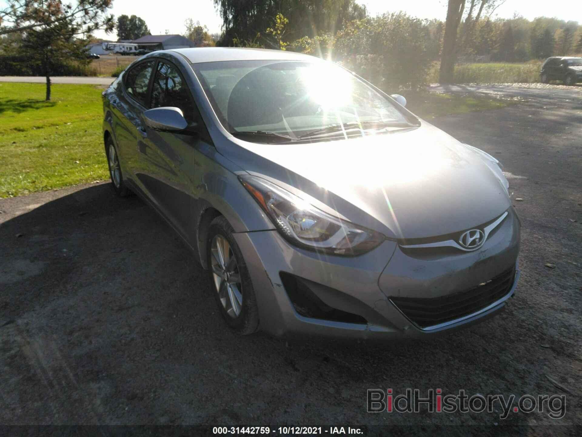 Photo KMHDH4AEXEU164539 - HYUNDAI ELANTRA 2014