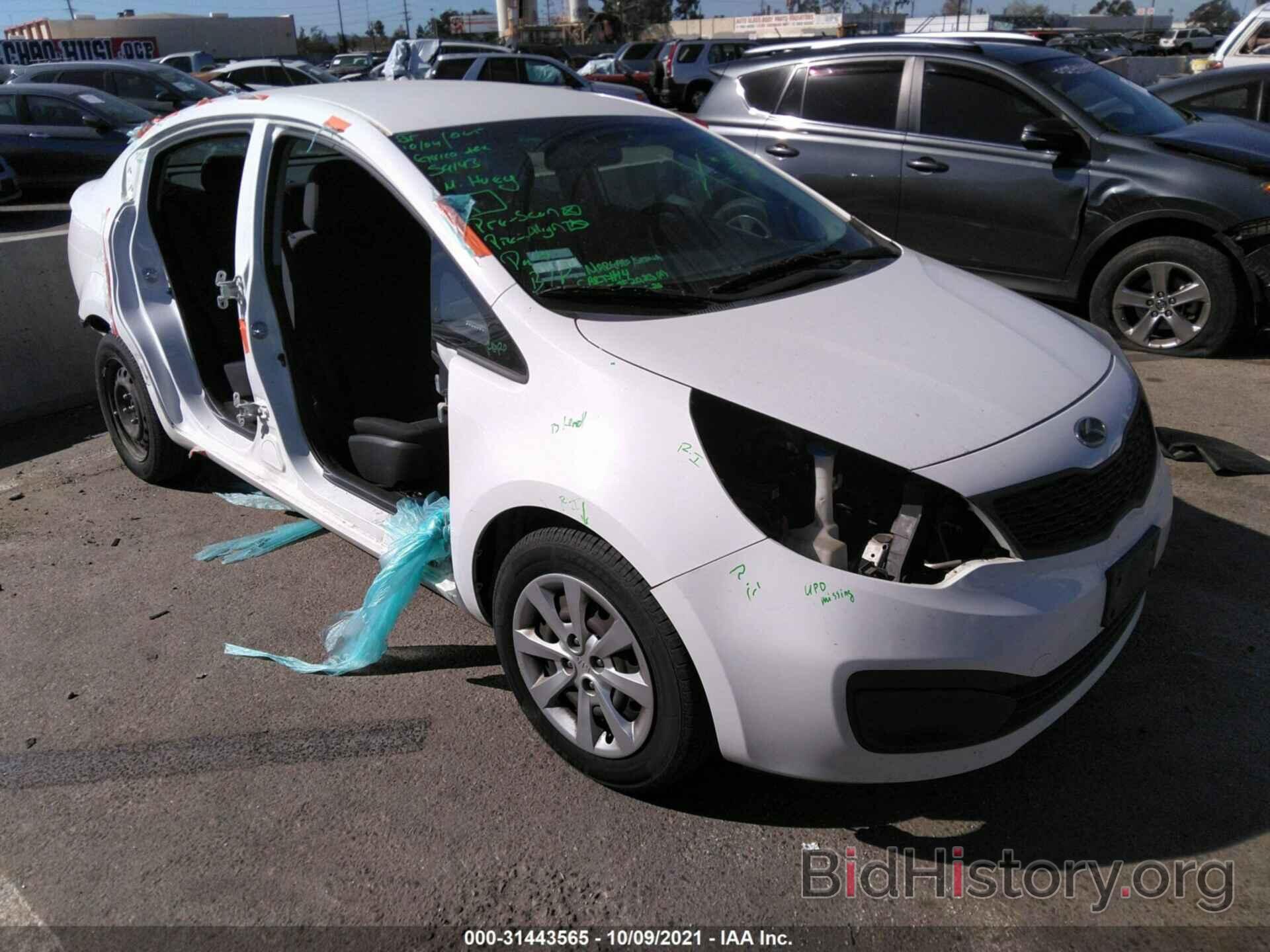 Photo KNADM4A31D6219538 - KIA RIO 2013