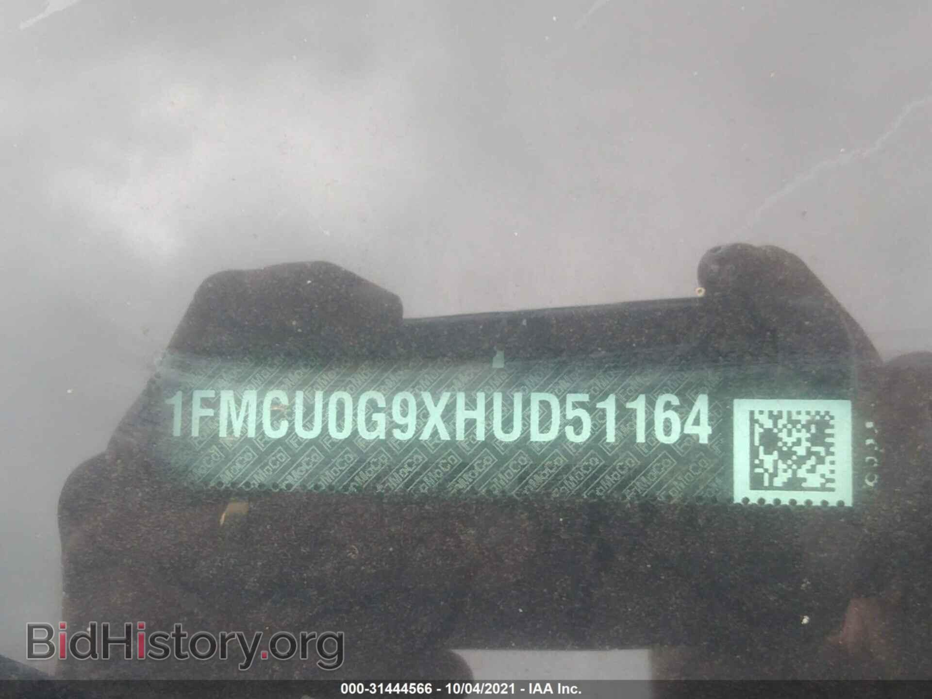 2017 FORD ESCAPE - VIN: 1FMCU0G9XHUD51164 - Фото 9
