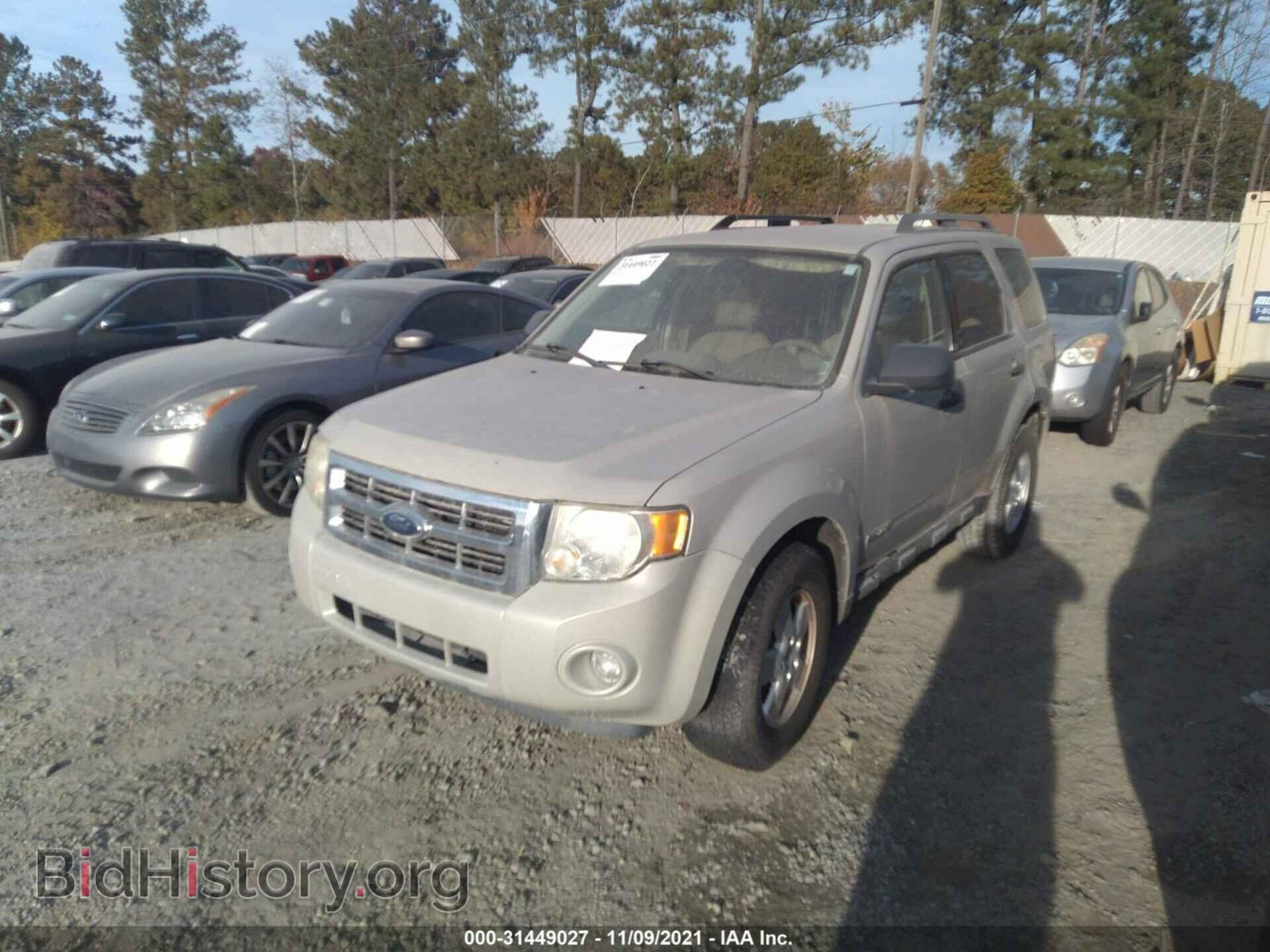 2008 FORD ESCAPE - VIN: 1FMCU03118KB66366 - Фото 2