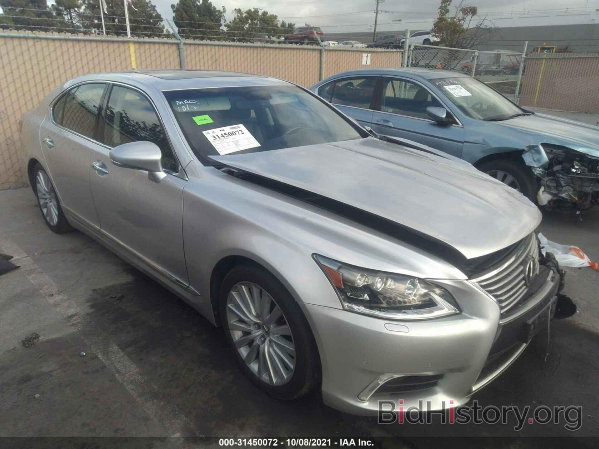 Report JTHBL1EF0D5116566 LEXUS LS 460 2013 SILVER Gasoline