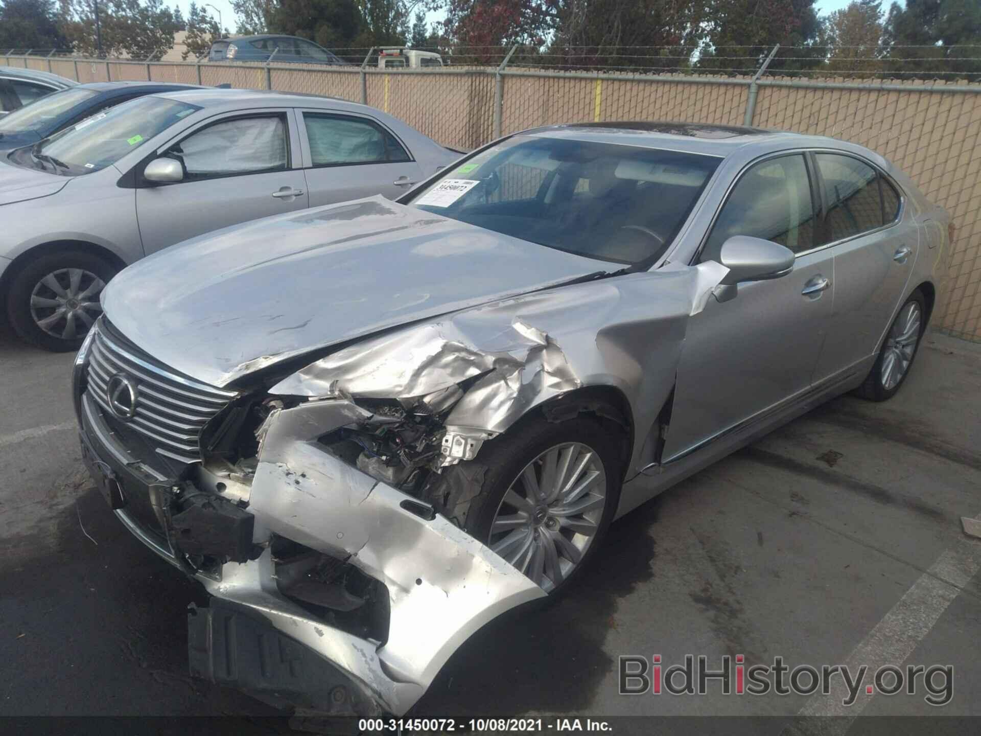 Report JTHBL1EF0D5116566 LEXUS LS 460 2013 SILVER Gasoline