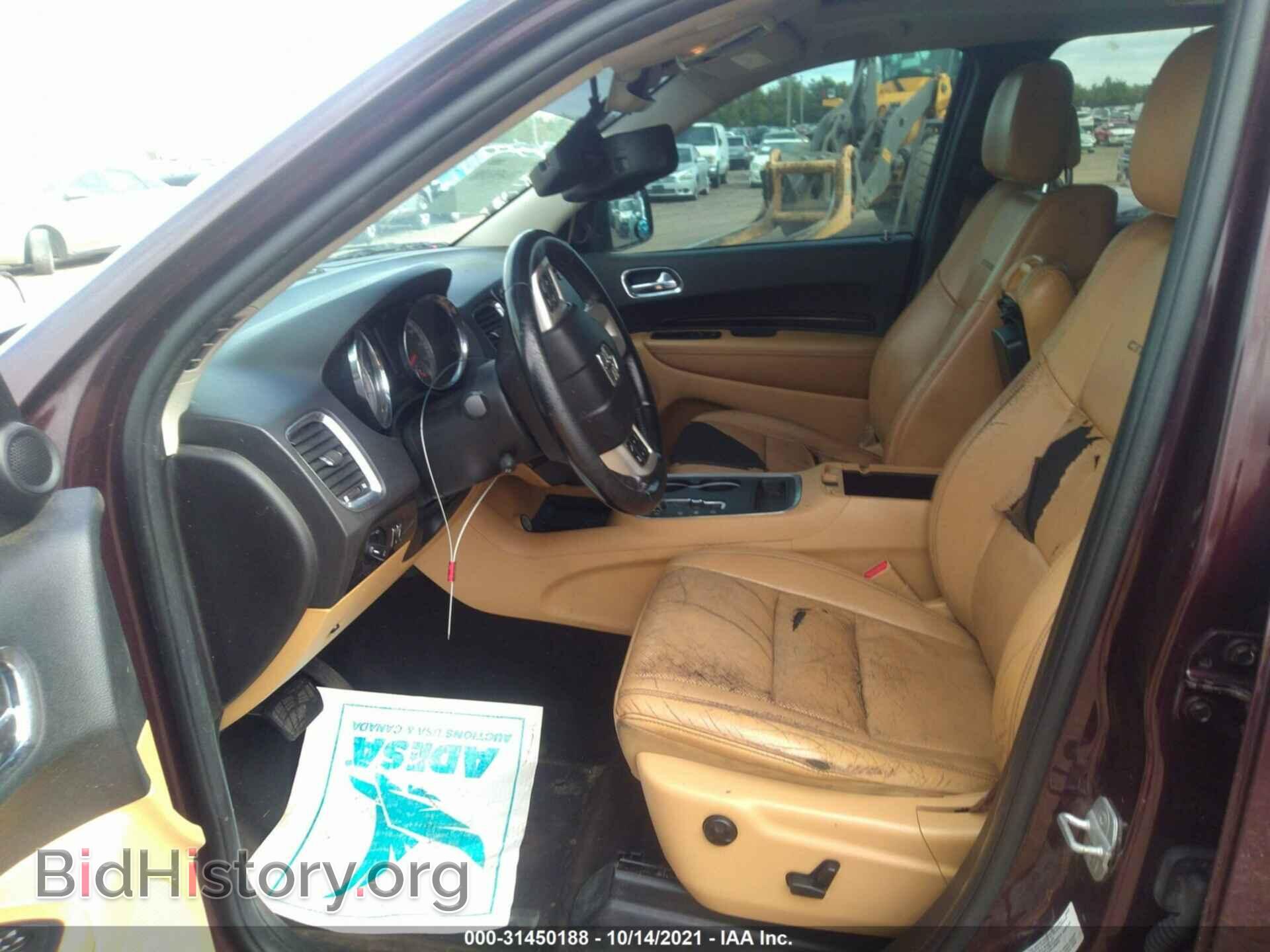 2012 DODGE DURANGO - VIN: 1C4RDHEG3CC271265 - Photo 5