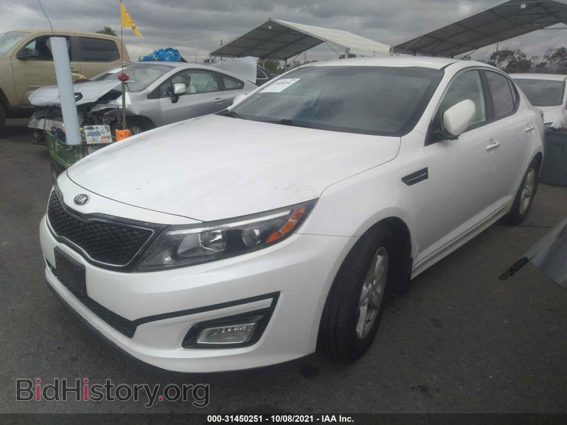 2015 KIA OPTIMA - VIN: KNAGM4A78F5578877 - Фото 2