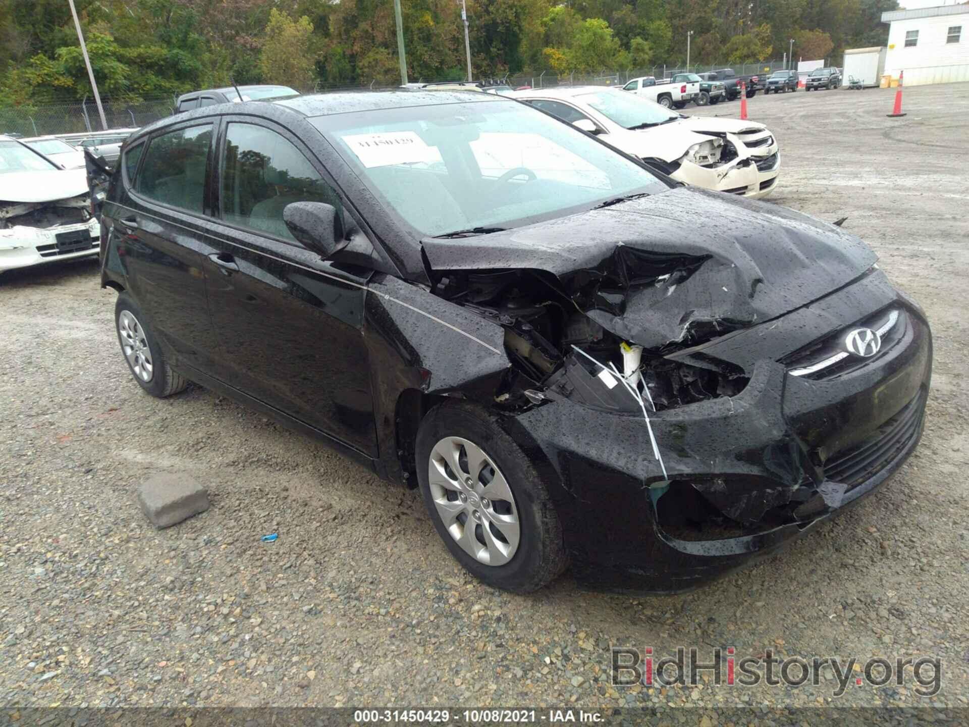 Photo KMHCT5AE5GU257603 - HYUNDAI ACCENT 2016