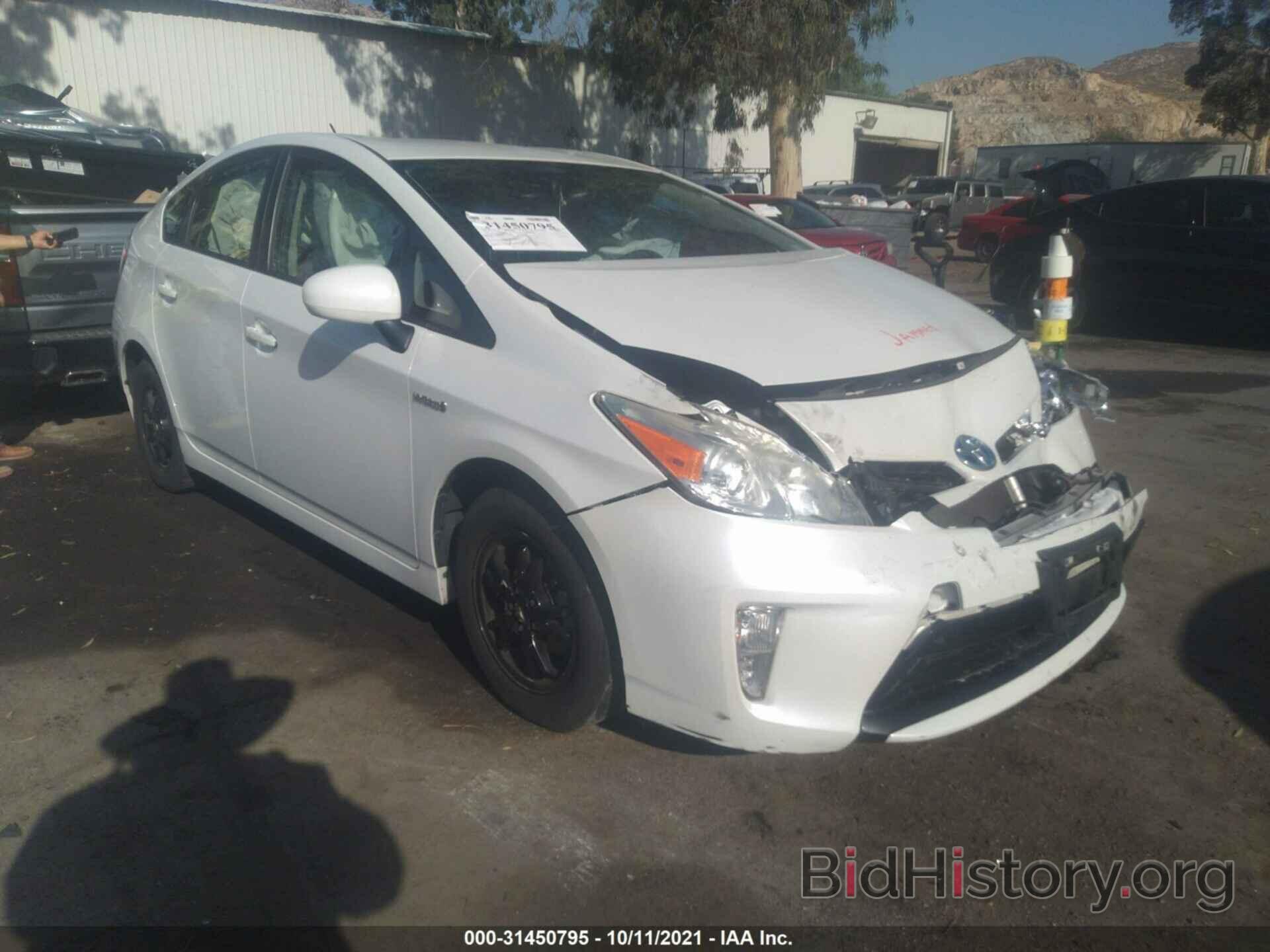 Photo JTDKN3DU0D1713182 - TOYOTA PRIUS 2013