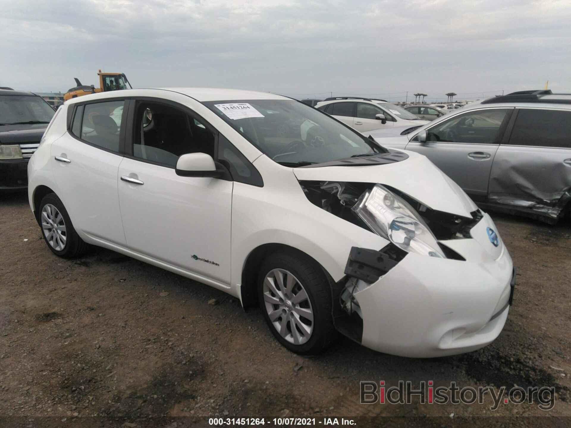 Фотография 1N4AZ0CP1DC414580 - NISSAN LEAF 2013