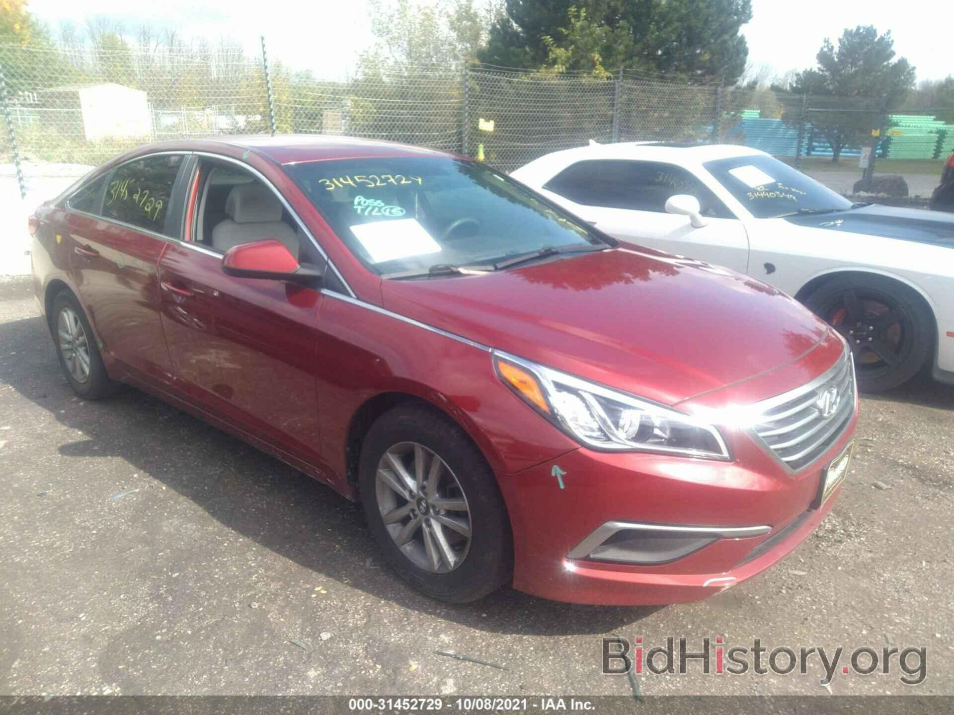 Photo 5NPE24AF9GH390197 - HYUNDAI SONATA 2016