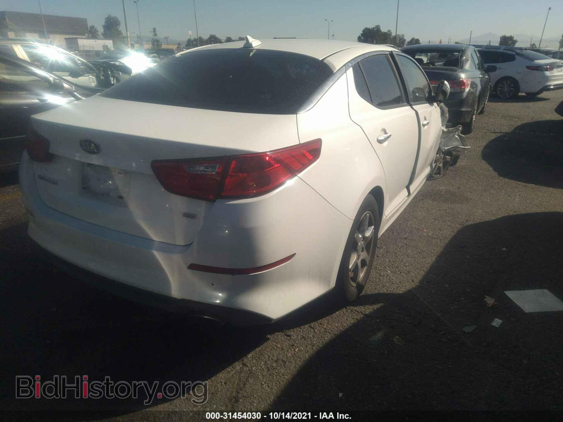 2015 KIA OPTIMA - VIN: KNAGM4A70F5622418 - Фото 4