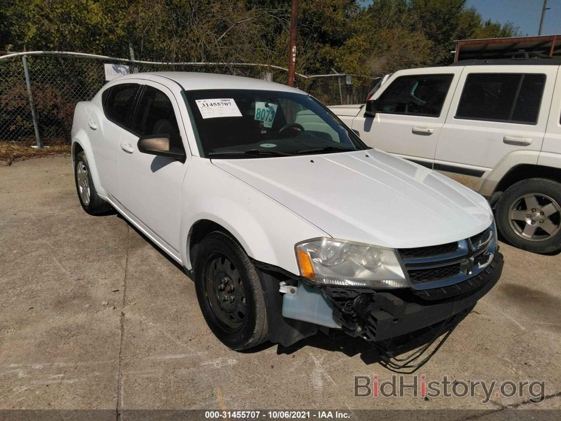 Photo 1C3CDZAB0CN111004 - DODGE AVENGER 2012