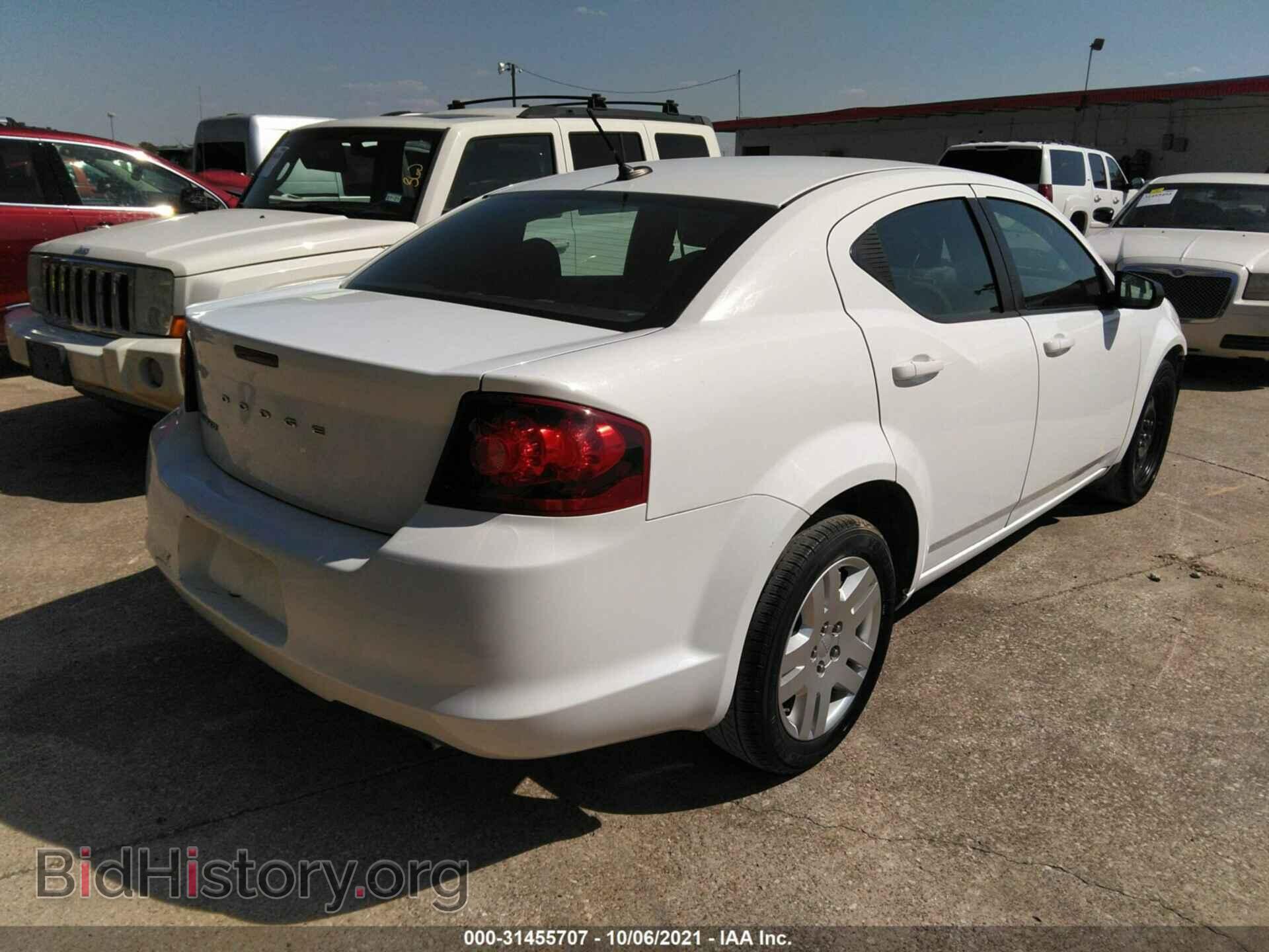 2012 DODGE AVENGER - VIN: 1C3CDZAB0CN111004 - Фото 4