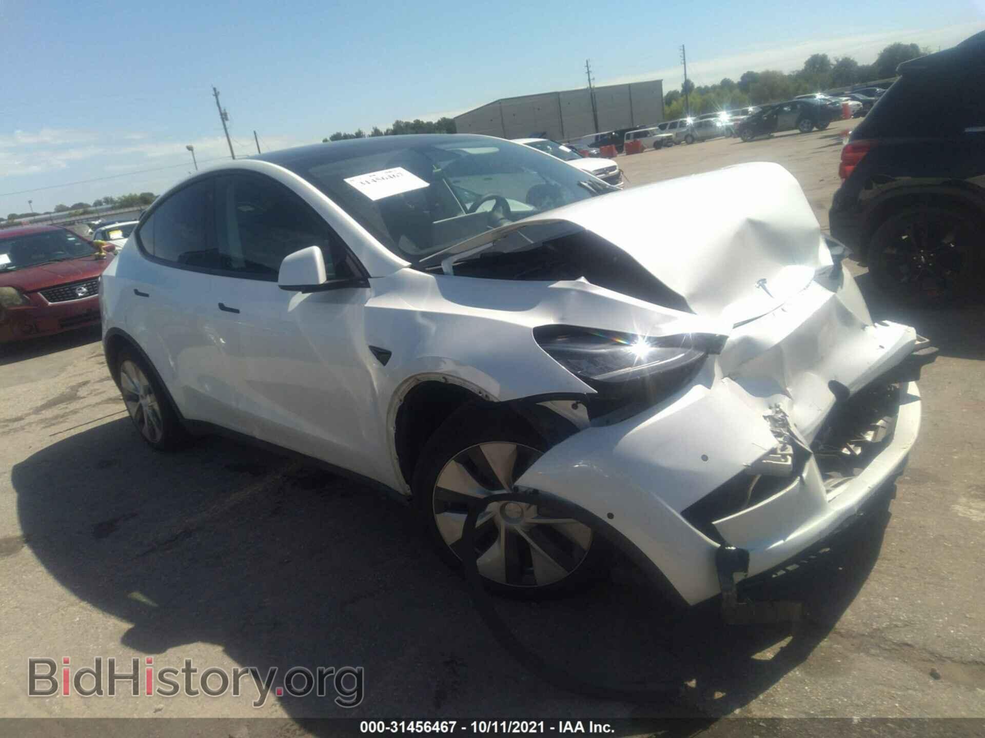 Photo 5YJYGDED1MF113738 - TESLA MODEL Y 2021